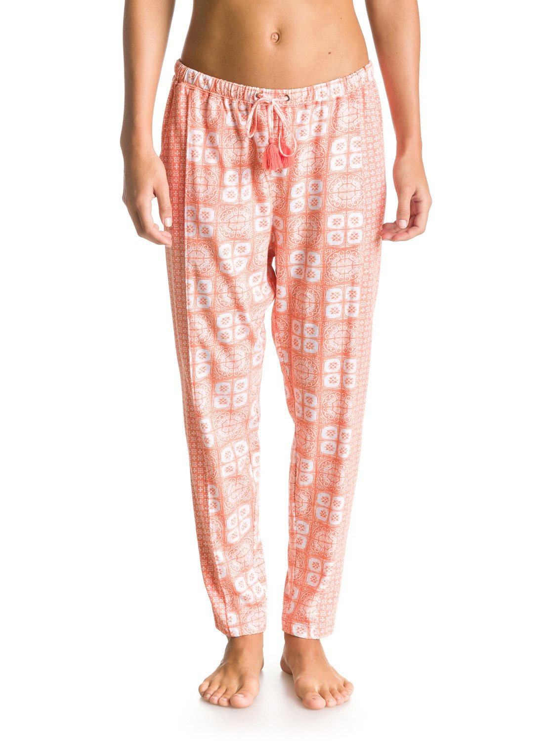 Roxy Womens Roxy Big Springs - Pants - Women - L - Orange Melon Tides Of Way Nhz6