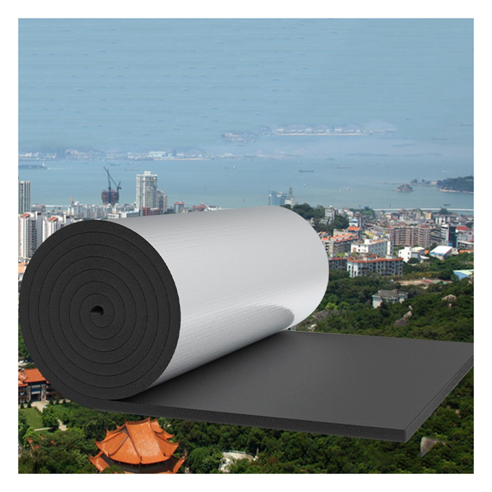 Isolant mince de 15 mm étanche pour stopper les pertes de chaleur des murs froids
