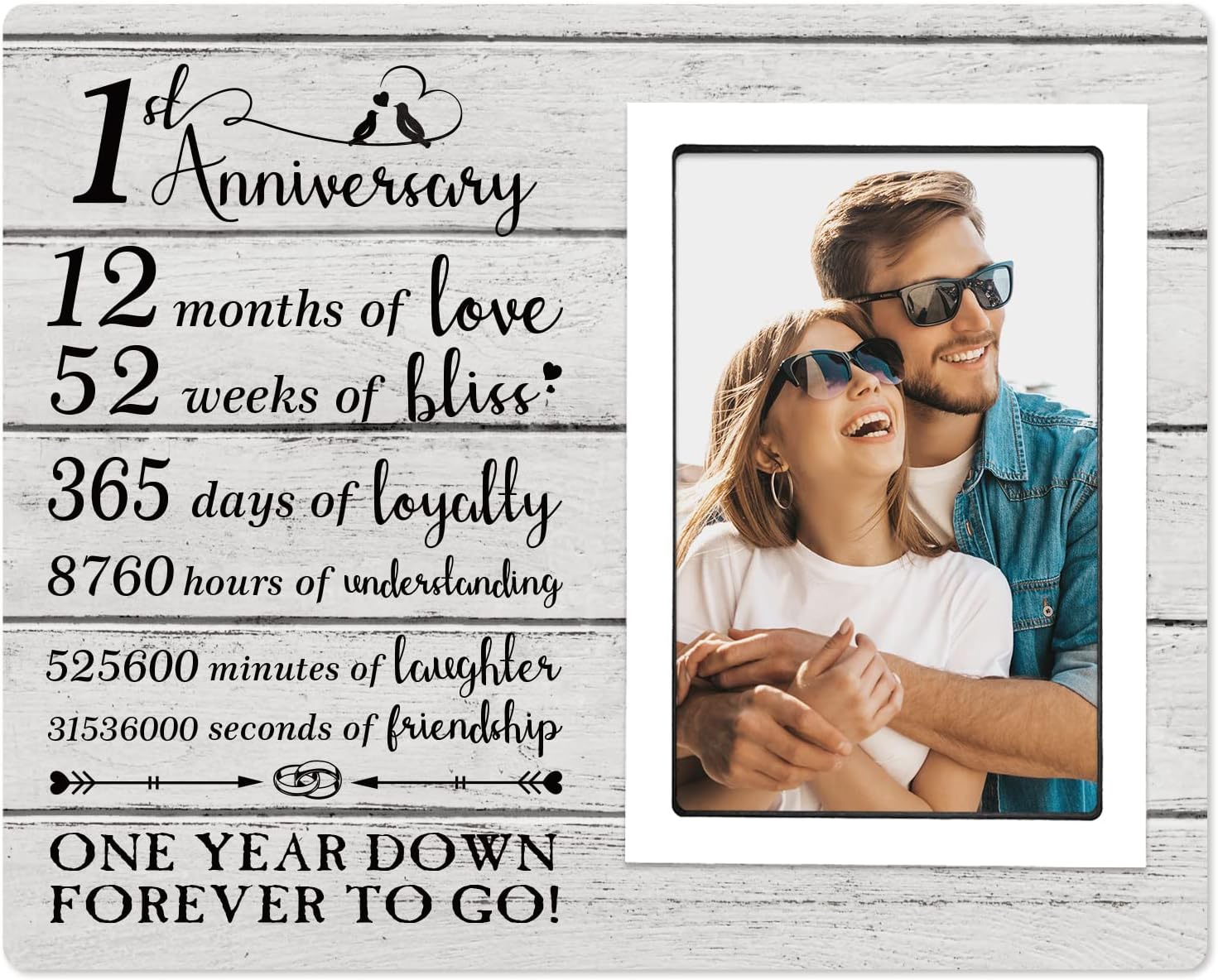 Amazon.com - KATE POSH Our First (1st) Anniversary Engraved Leather