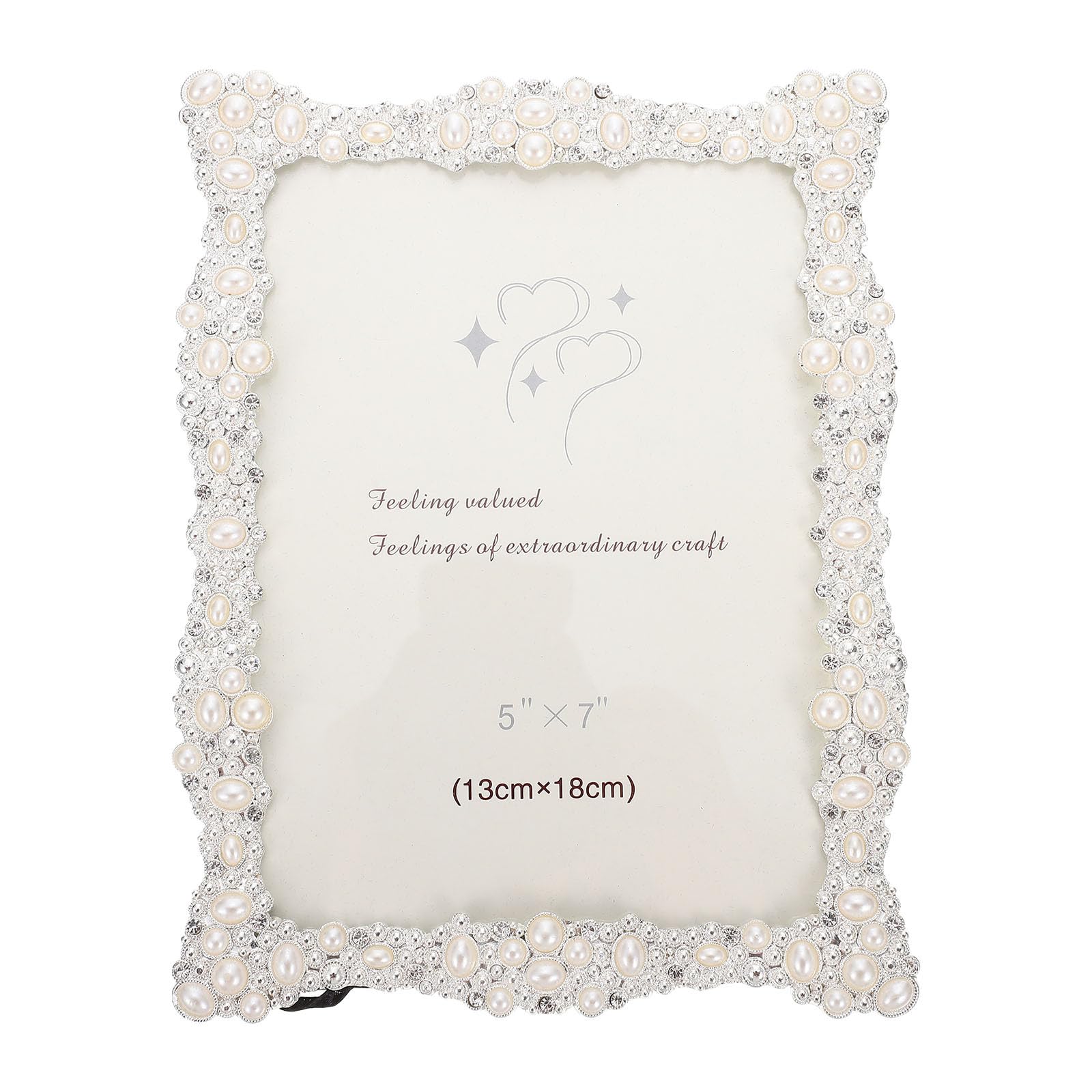 Cadre photo stable antique contre la poussière avec verre blanc protecteur
