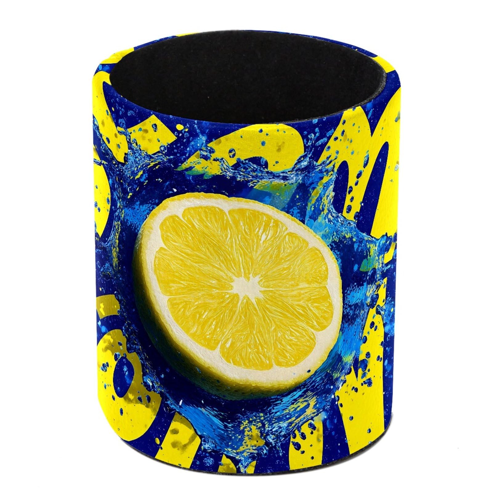 FWJZDSP Fresh Lemon Pencil Cup Pen Organizer Makeup Brush Holder for Office Home Countertop Desk Accessory Storage