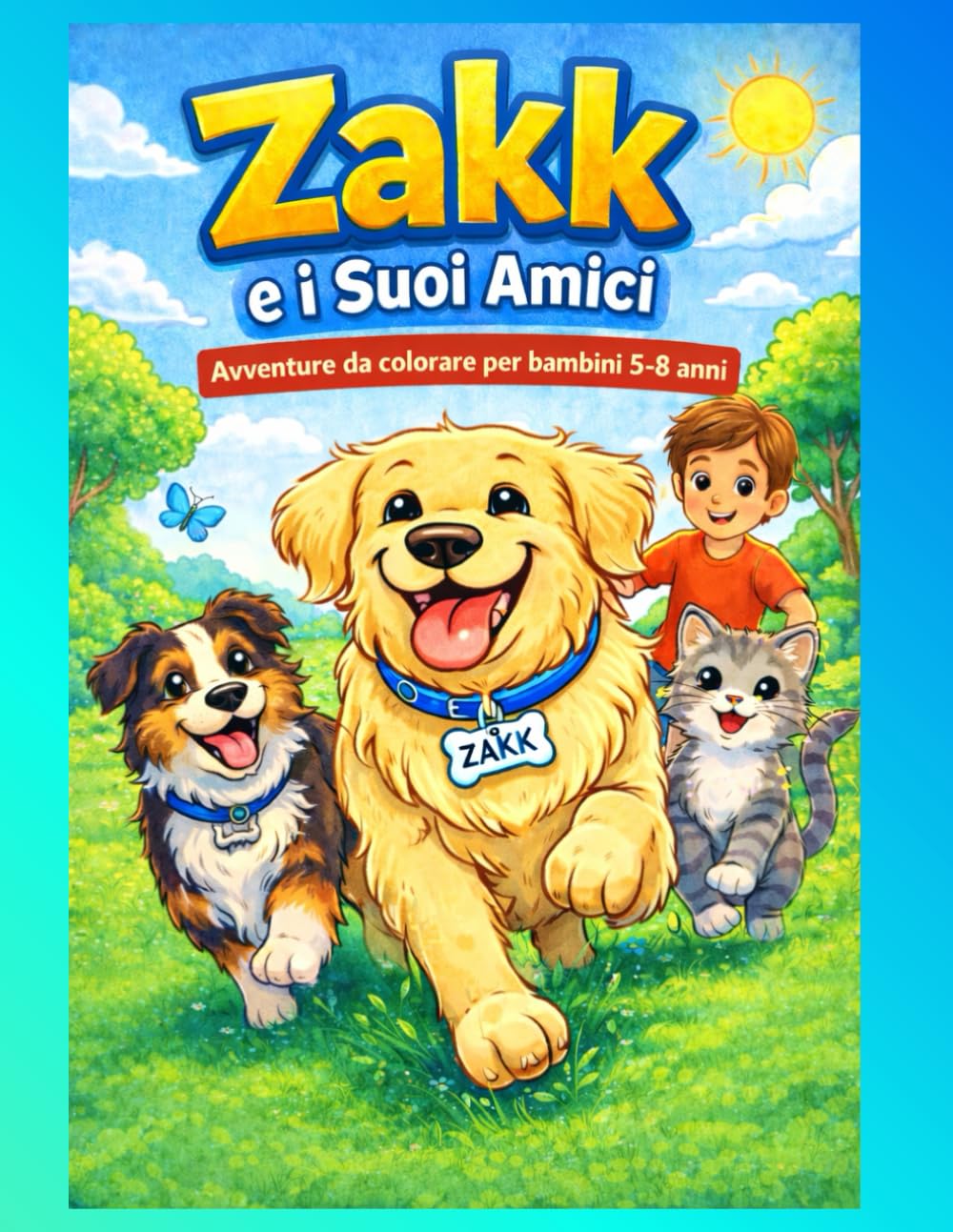 Zakk e i suoi amici: Avventure da colorare per bambini da 5 - 8 anni