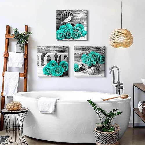 Miniatura 358 de Arte de pared de naturaleza con plantas verdes, decoración de pared de hojas botánicas tropicales, impresiones en lienzo para dormitorio, Hoja