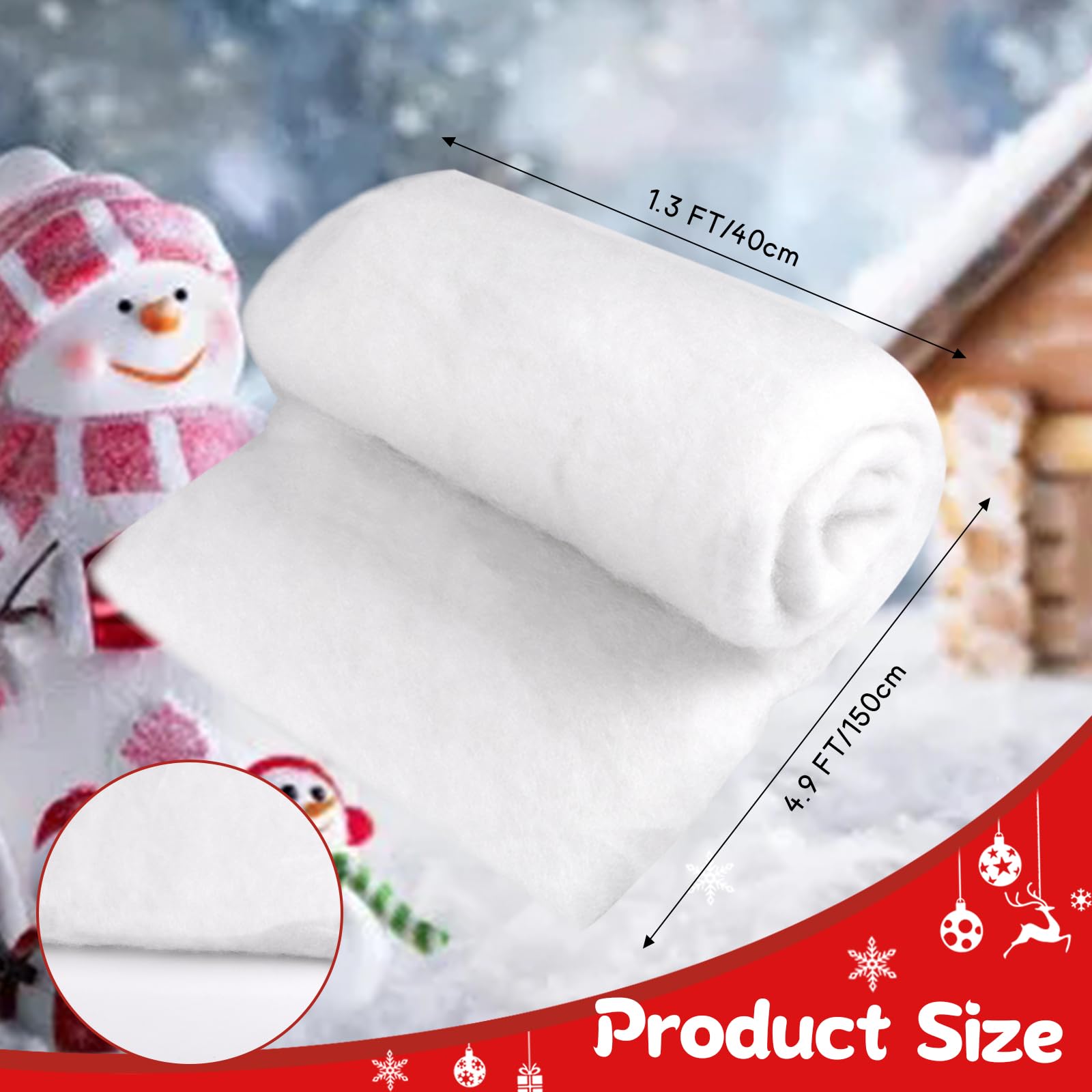 Bonhomme neige ouate 115 cm - Décoration de Noël - Décor Neige Bonhomme neige ouate 115 cm - Décoration de Noël - Décor Neige