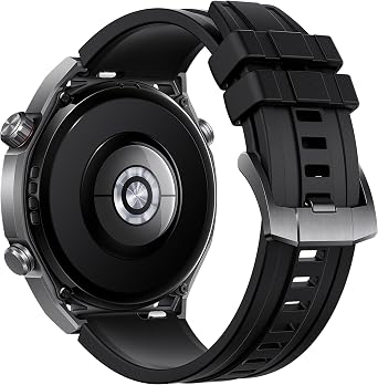 22mm Watch Strap Fluororubber Compatible with Huawei Watch GT 6 Pro GT6 GT5 GT4 46mm Quick Release Straps for GTR 4,Bip 6, Venu 2/3/4 45mm,Vivoactive 4 Sport FKM Rubber Band