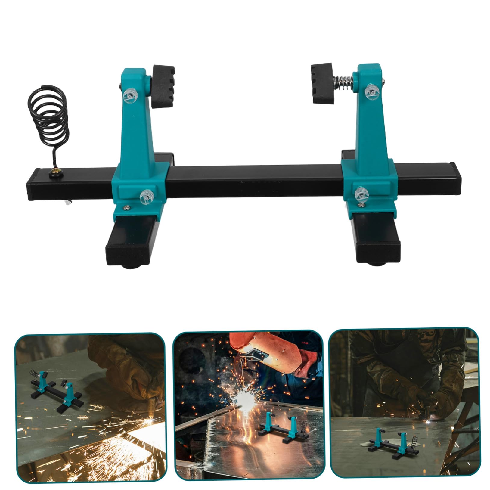 Lurrose Soporte de soldadura de placa de Herramienta de mano amiga para soldar Herramienta de sujeción de tablas stand de PCB soporte de Metal