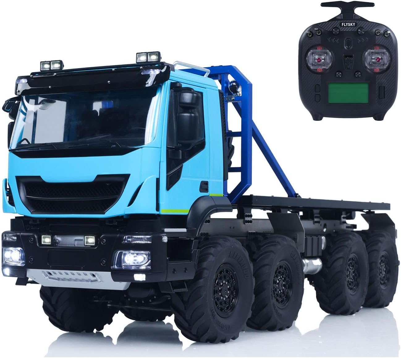 TOUCAN RC HOBBY 1/14 8x8 RC Rock Crawler Car Climbing Vehicle Remote Control Flatbed Truck Model