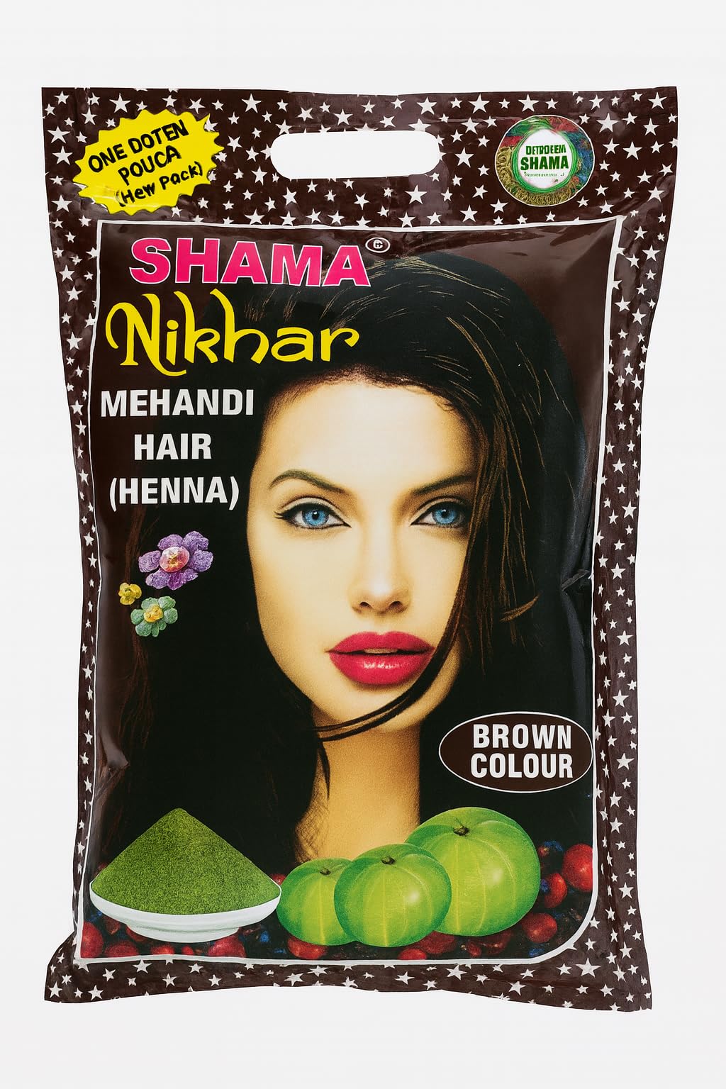 Shama Nikhar Brown Coloured Hair Mehendi for Unisex 45 Gms Each -Pack of 12-image-8