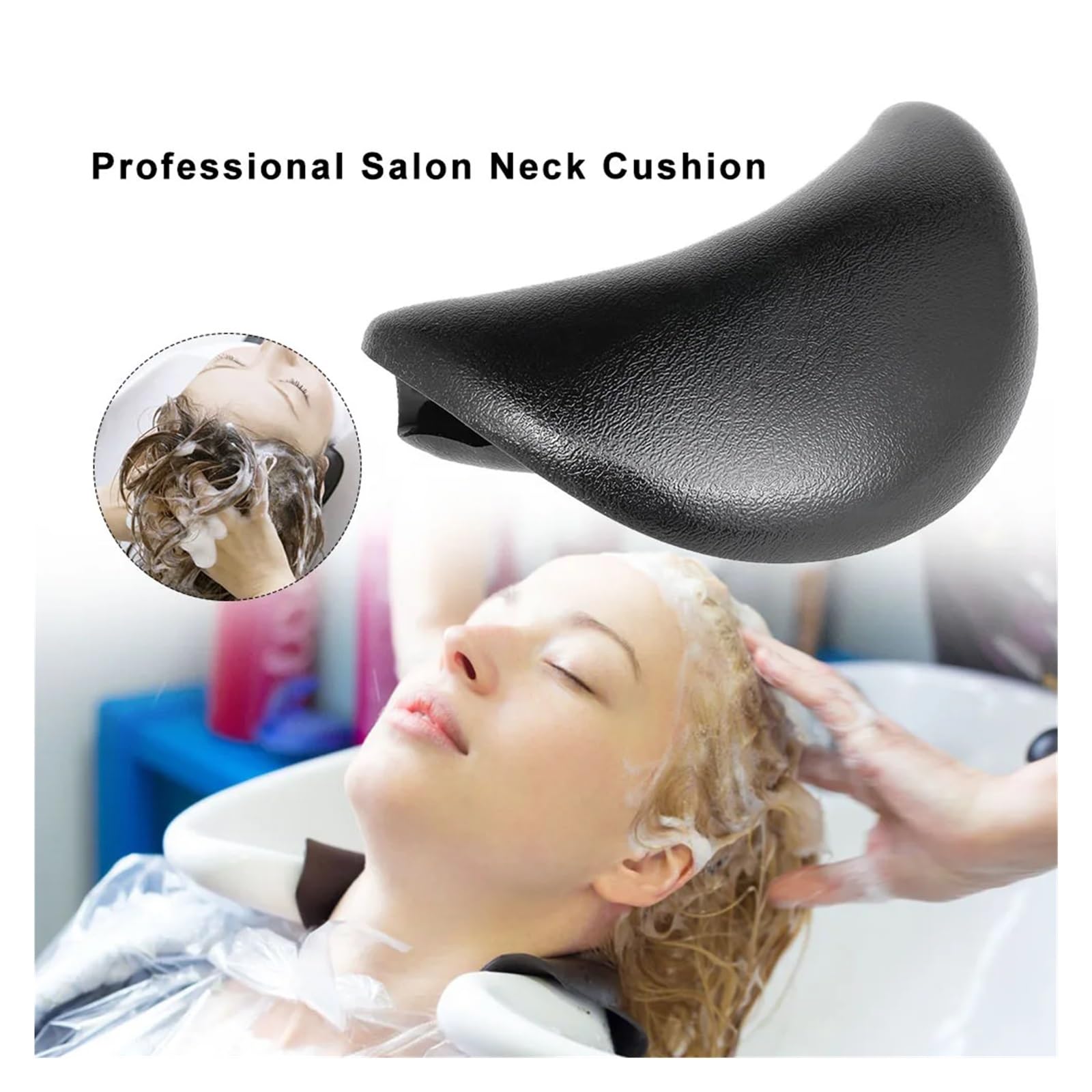 Haarwaschkissen Silikon-Nackenstütze, Shampoo-Schüssel-Werkzeug