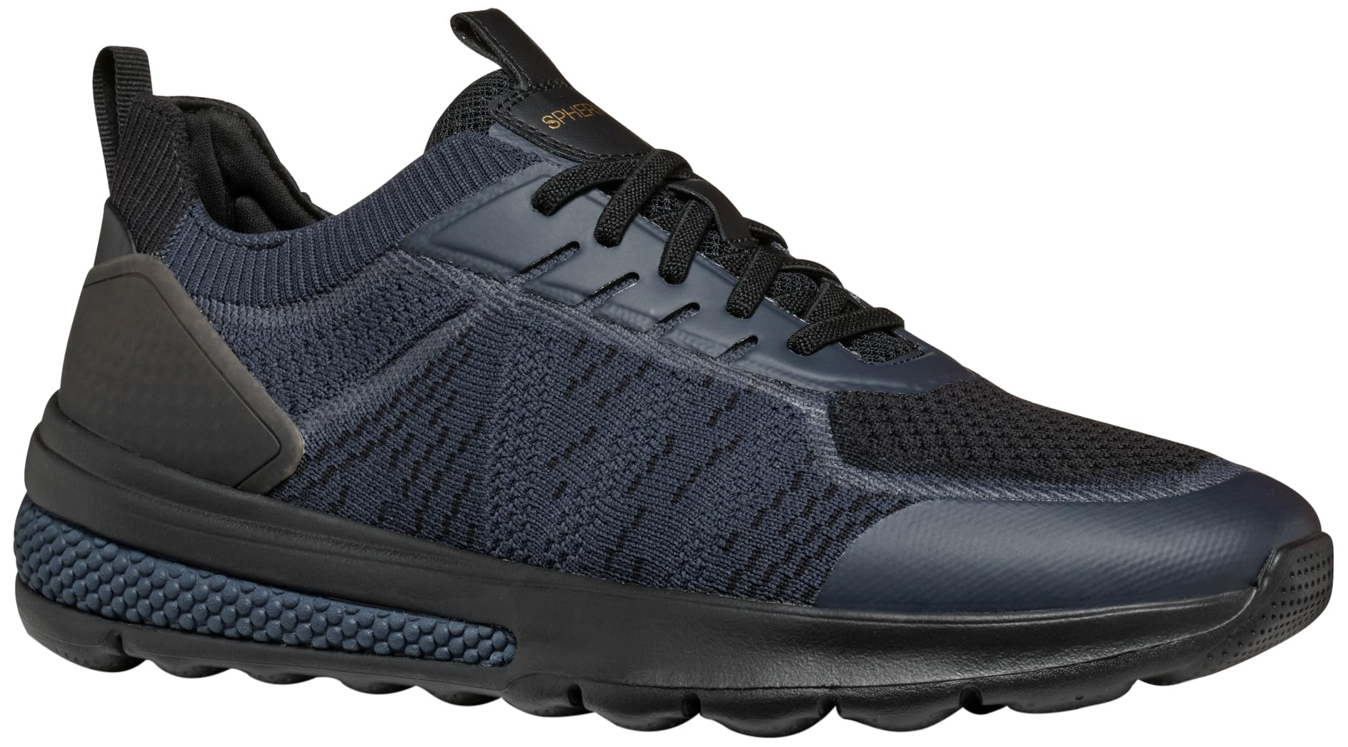 Geox Herren Navy Black Man U Spherica Actif Running Navy/Black 43_Eu