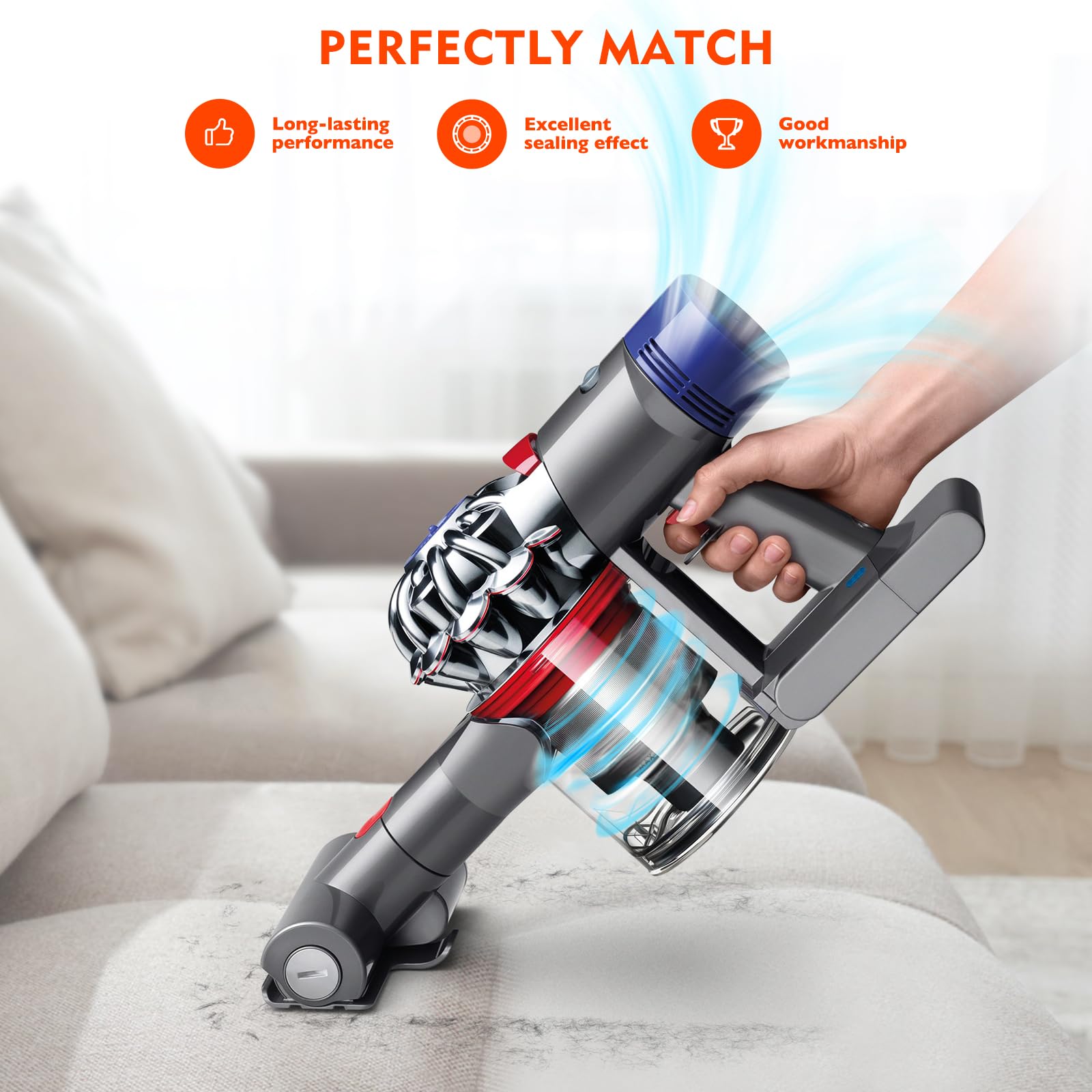 Dyson V7 V8 Dust Bin Replacement - Upgrade Now -3 Dyson V7 V8 Dust Bin Replacement - Upgrade Now -3