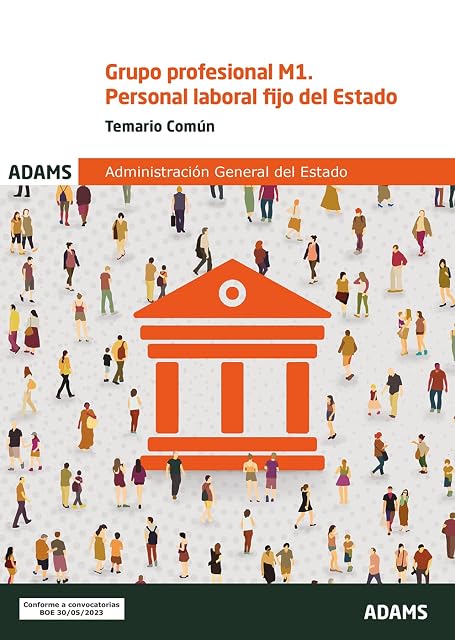 Portada de Grupo Profesional M1. Personal Laboral Fijo del Estado Temario Comun