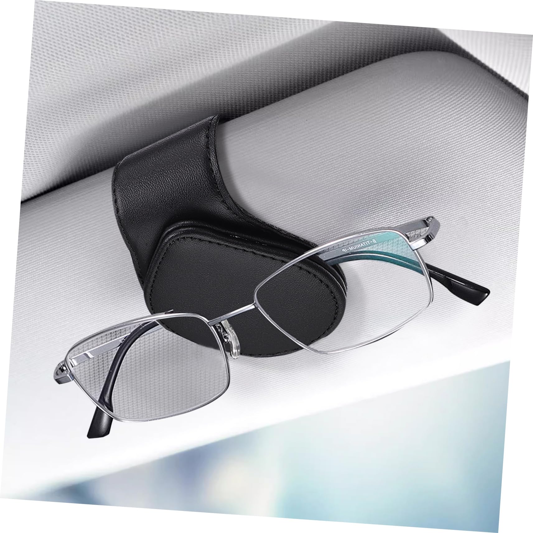 iplusmile 6stücke Auto Brillenhalter Für Sonnenbrillen Universeller Brillenfixierer Mit Magnetfunktion Für Sonnenblende Schützt Brillen Vor Kratzern Und Verlust Passend Für