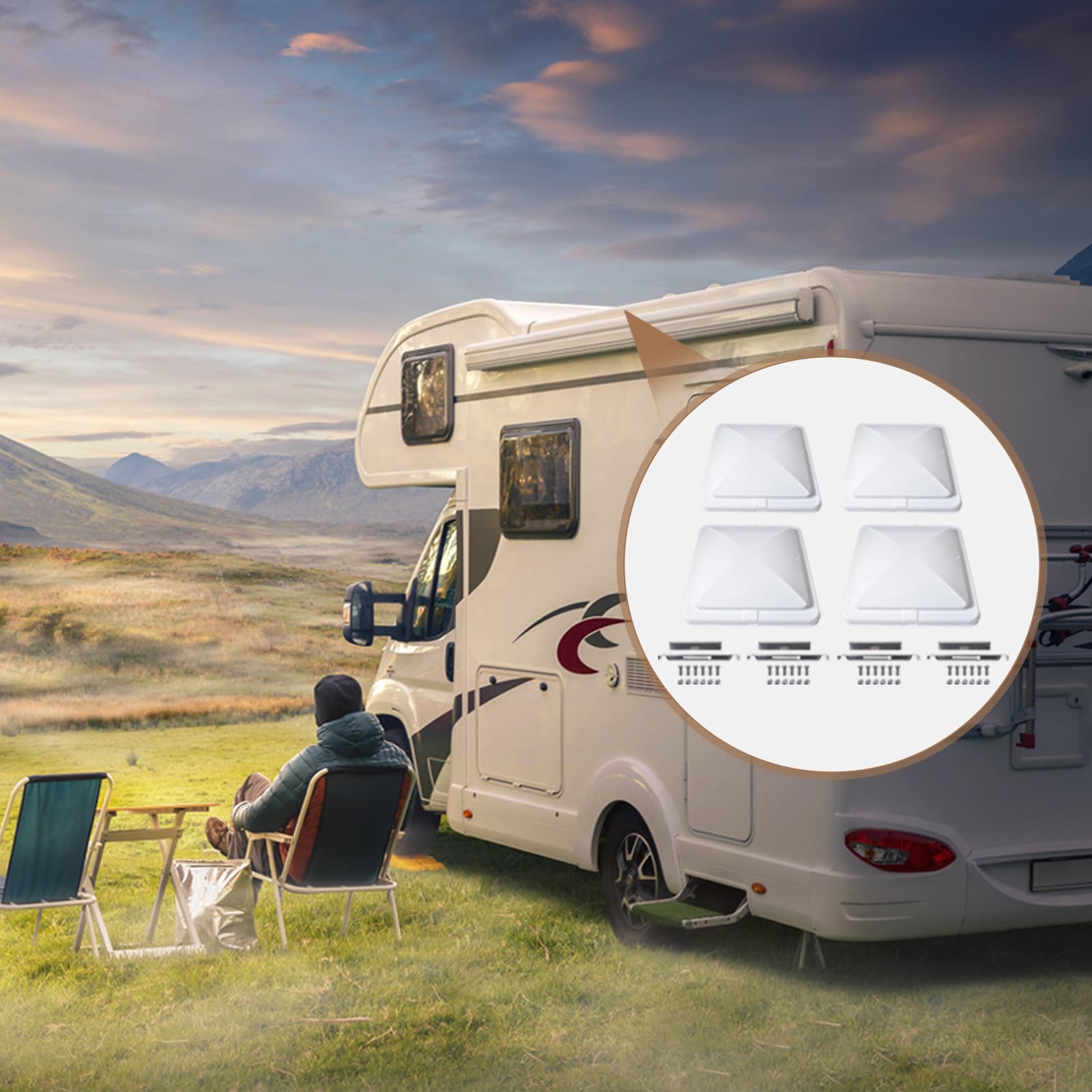ACOVER Upgraded Vent Cover For RV, Trailer, Camper, Motorhome