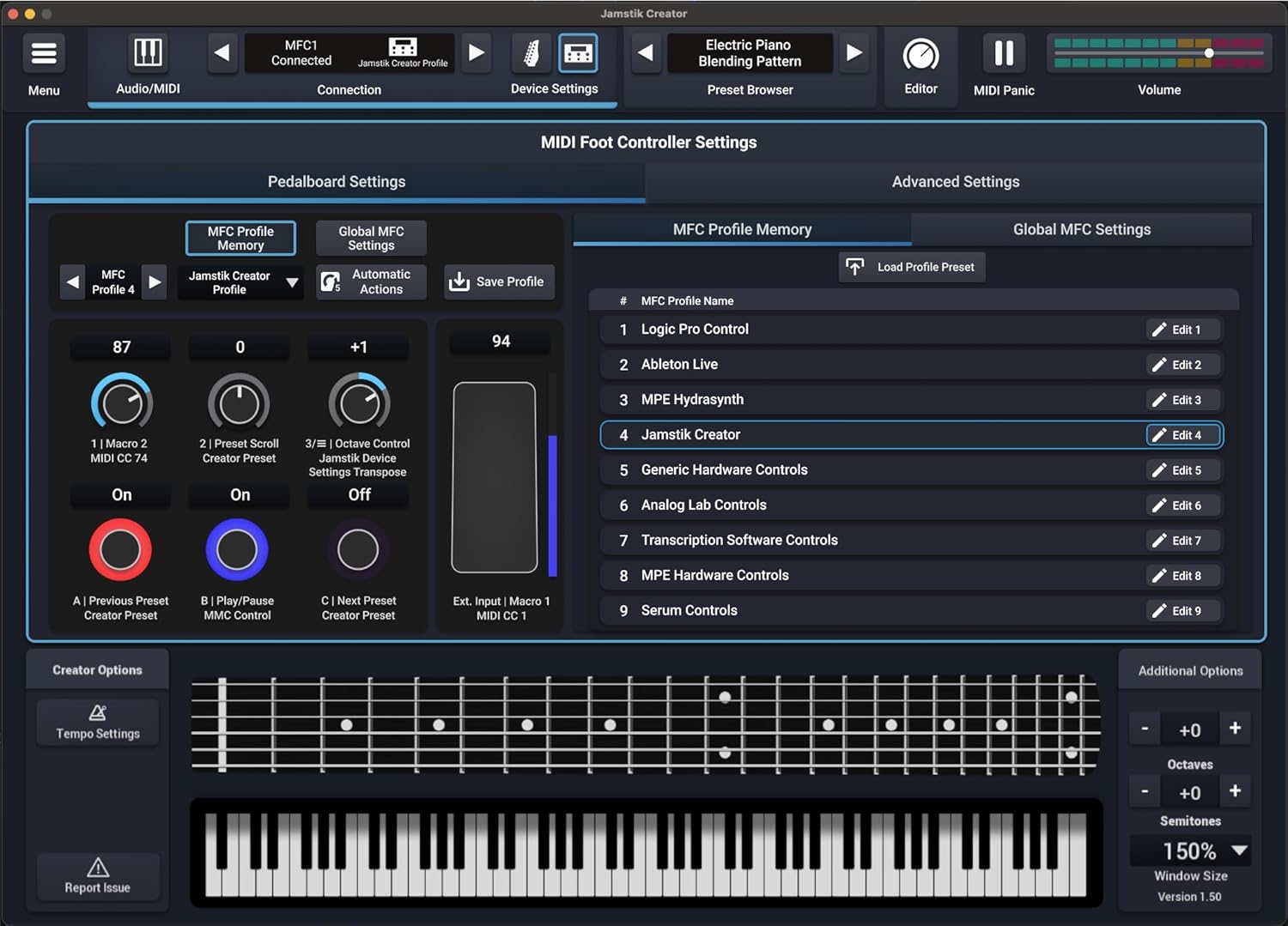MFC1 MIDI Foot Controller – Guitar & DAW Control Pedal with Expression, Sustain & MIDI Control for Ableton, Logic & Hardware