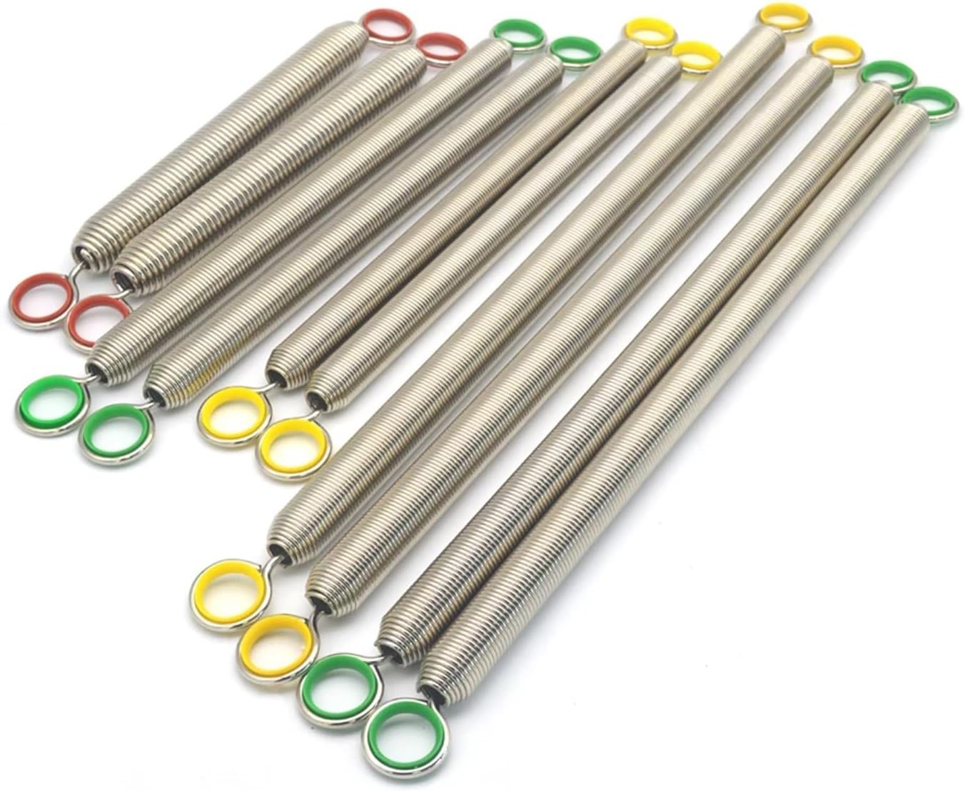 10PCS Pilates Pro Extra Resistance Springs,Pilates Reformer Equipment，Wire Extension Spring for Yoga