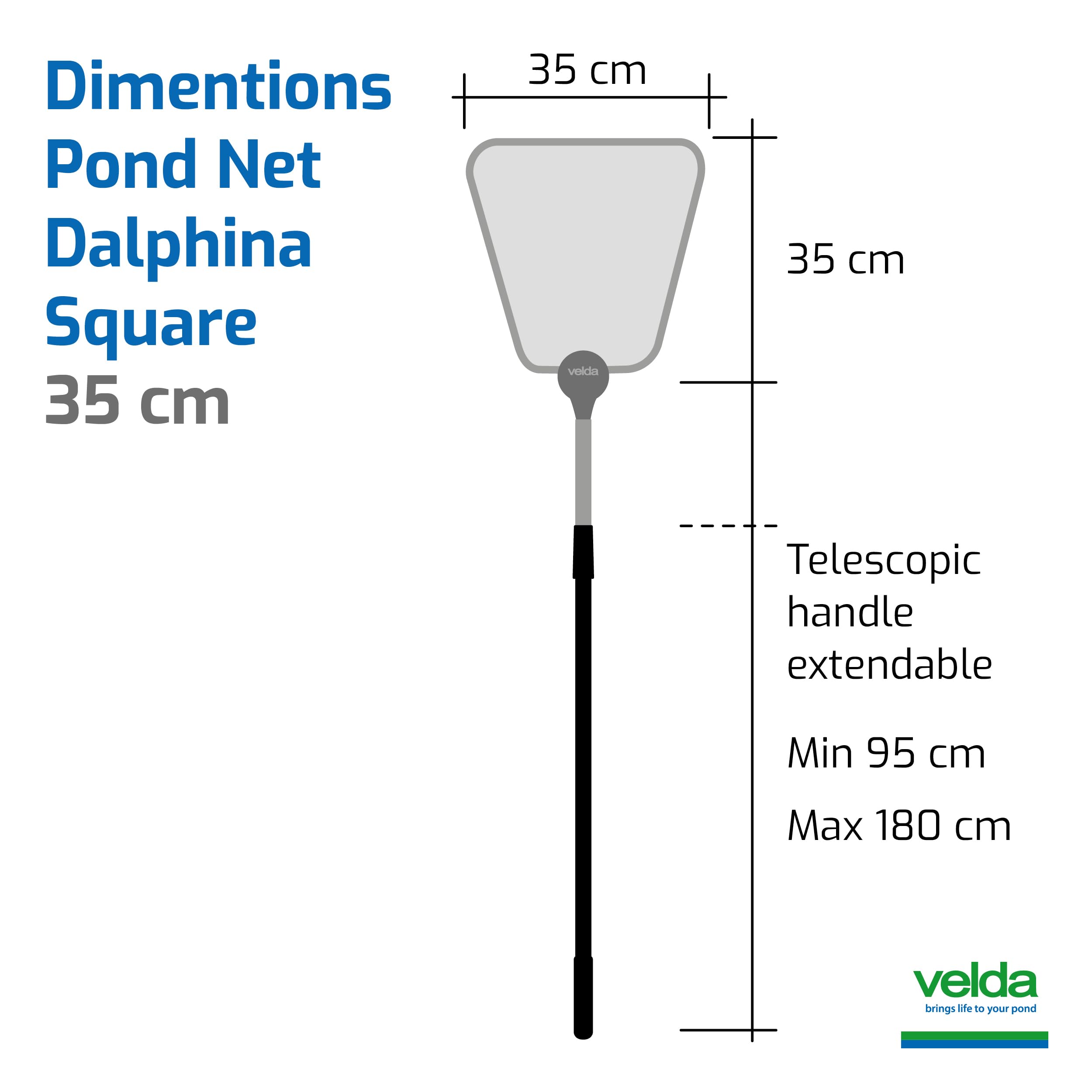 velda Pond Net Daphnia Square 35 cm