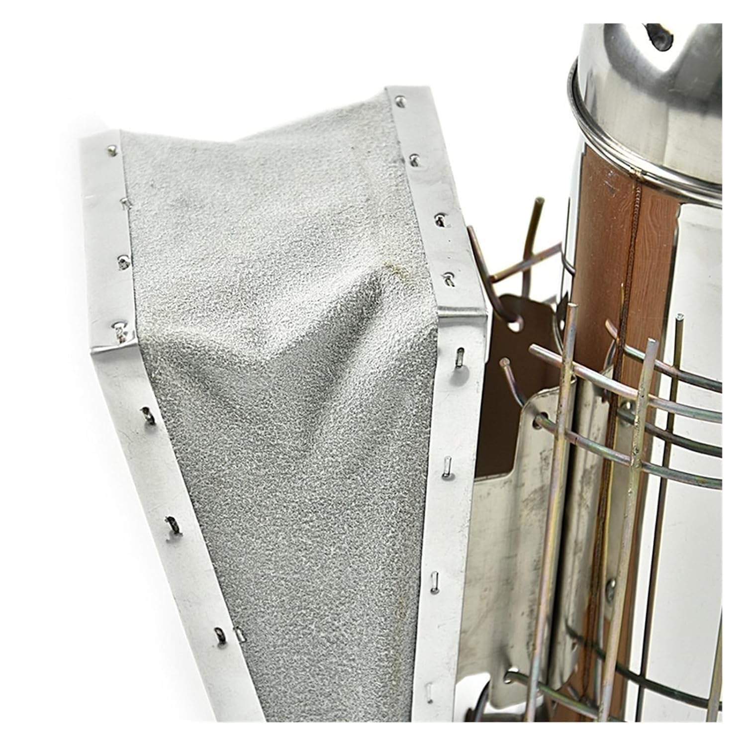 Fumoir d'apiculture en acier inoxydable 26 cm extra hauteur B