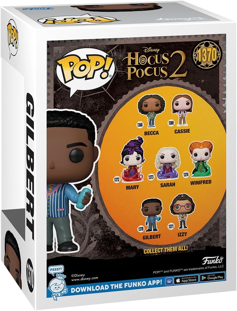 Funko POP! Disney: Disney Hocus Pocus 2- Gilbert with Candle - Collectable Vinyl Figure - Gift Idea - Official Merchandise - for Kids & Adults - Horror Fans - Model Figure for Collectors and Display