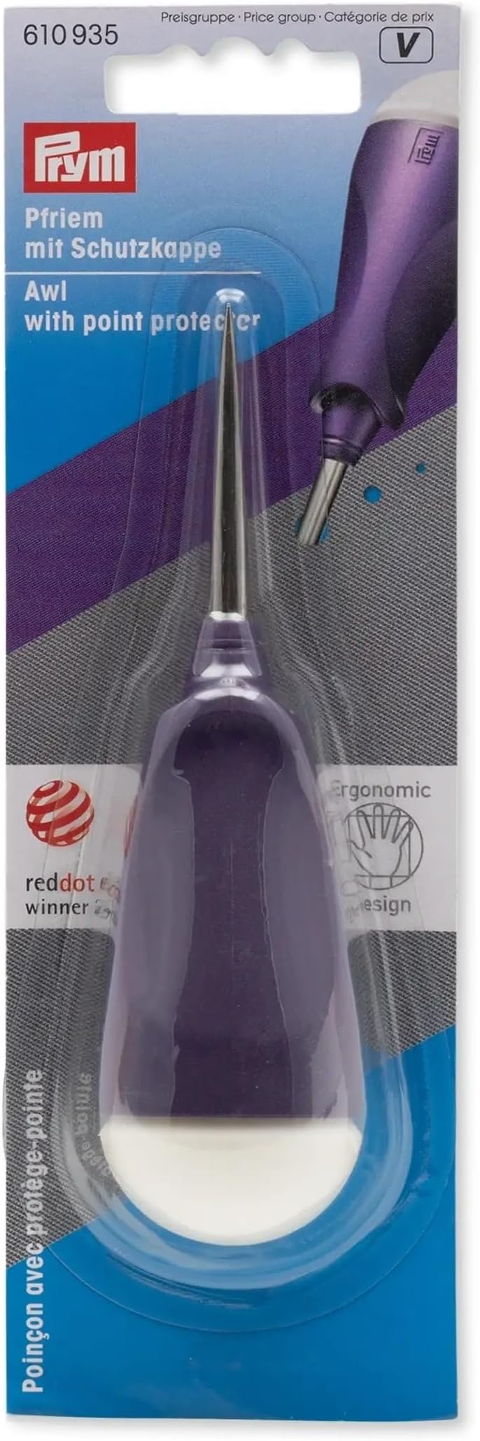 clover Straight Tailors Awl, 128, White