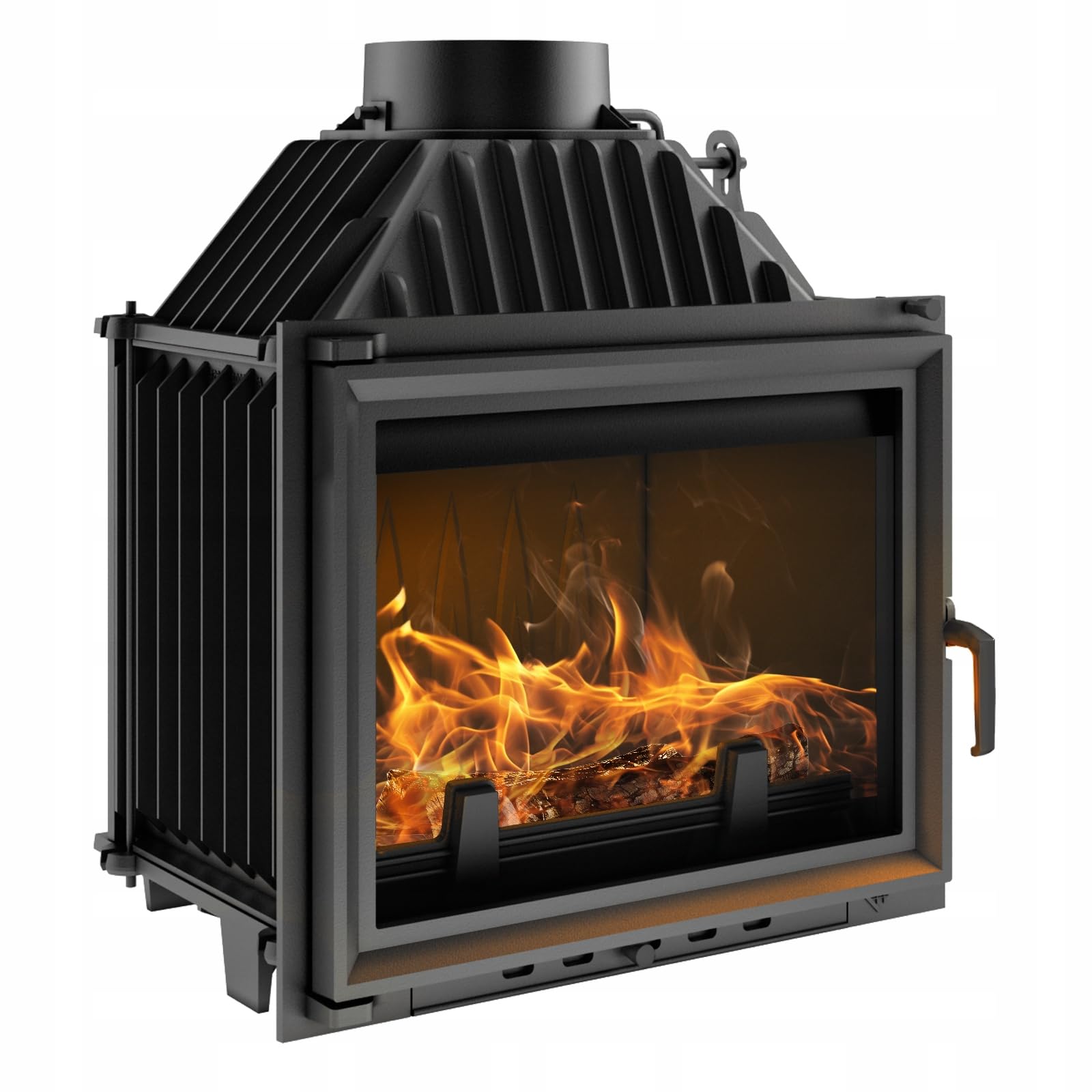 KRATKI Kominek powietrzny żeliwny MAJA 8 kW Ø 200 | EKOPROJEKT | Bimschv 2 | Zakres mocy 3-10kW | wkład kominkowy