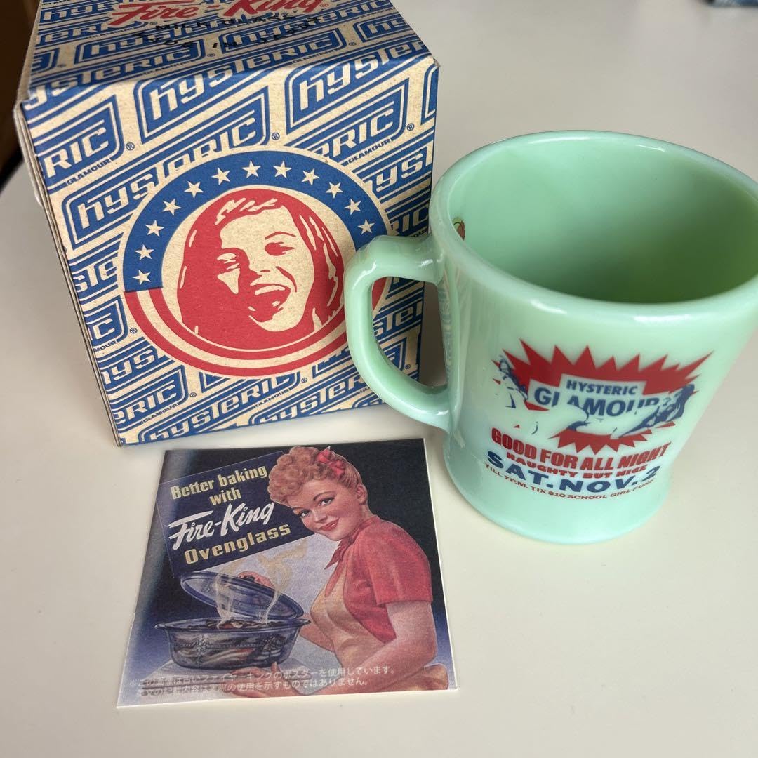 ヒステリックグラマ✖️ファイヤーキング　マグカップ Fire King/ファイヤーキング】マグカップ多数買取入荷いたしまし