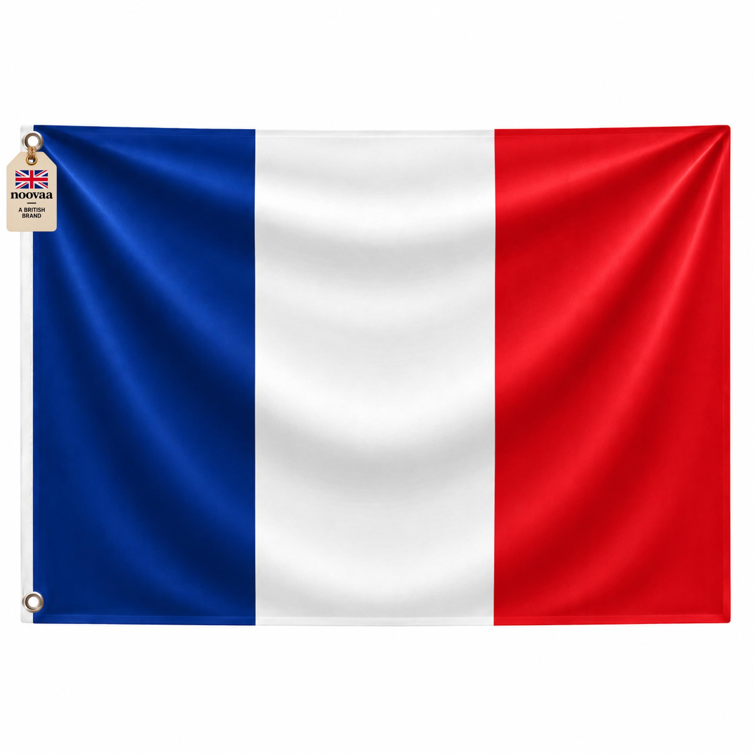 Noovaa France Flag, Polyester, 90 x 150 cm, 1 Pack — image 1