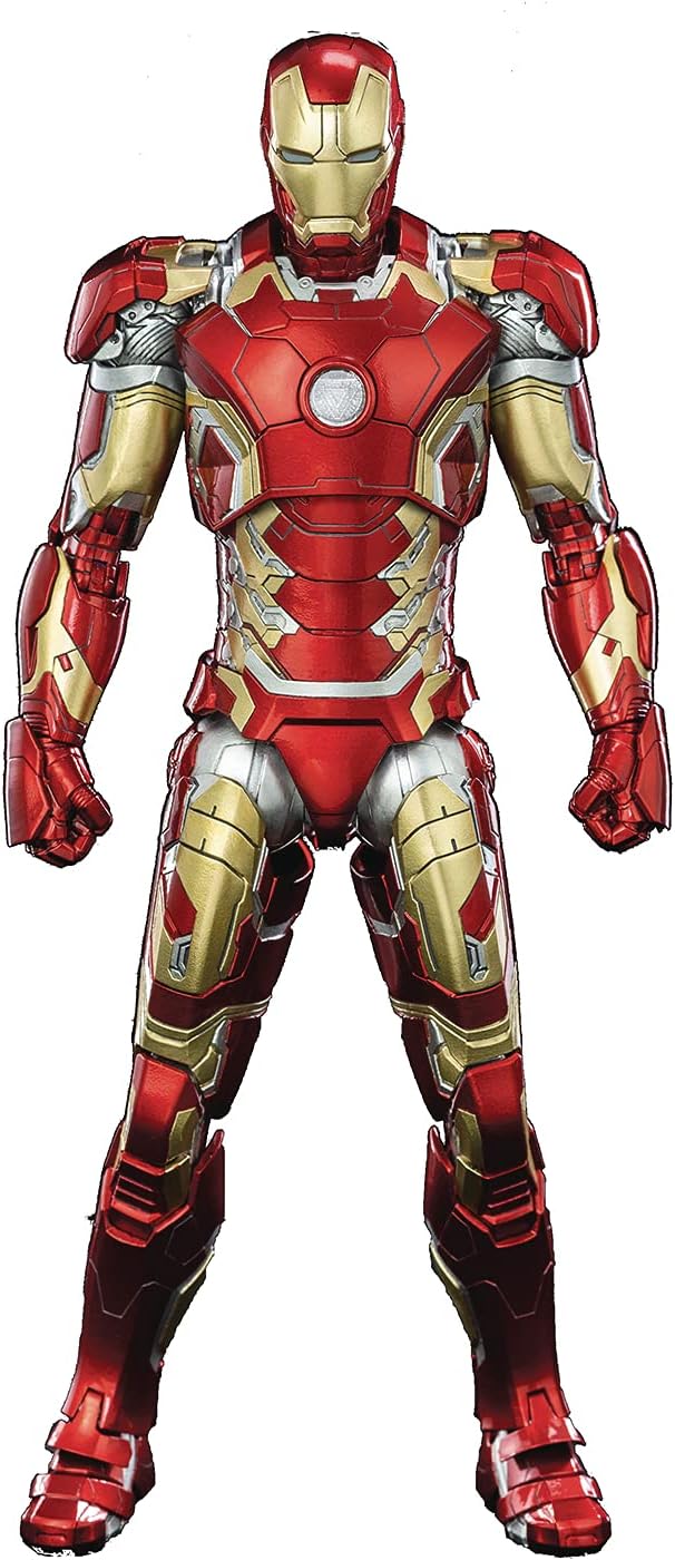 threezero Avengers Infinity Saga: Iron Man MK43 1:12 Scale DLX Collectible Figure