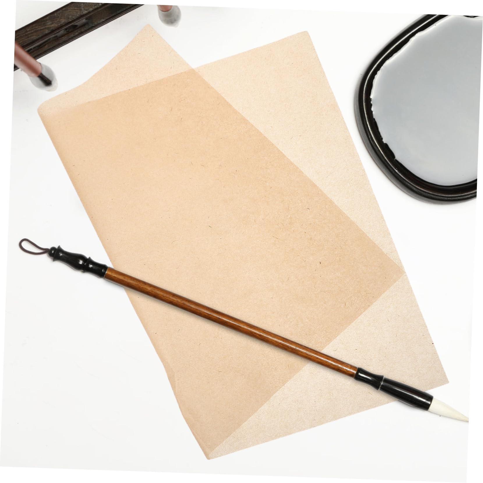 Tofficu 5 Set Per Calligrafia E Pittura Carta Sumi Mano Per Pratica E Scrittura Superficie Morbida Oca Semimatura Aspetto Vintage E Versatile 50 Pezzi*5