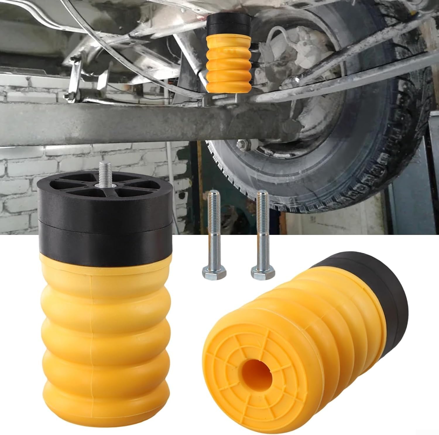 Kit de suspensión de aire trasero para SSR-313-54 para Ducato para Jumper Boxer 2006+, Kit de resorte auxiliar de aire trasero Amortiguador de tope para suspensión piezas de repuesto