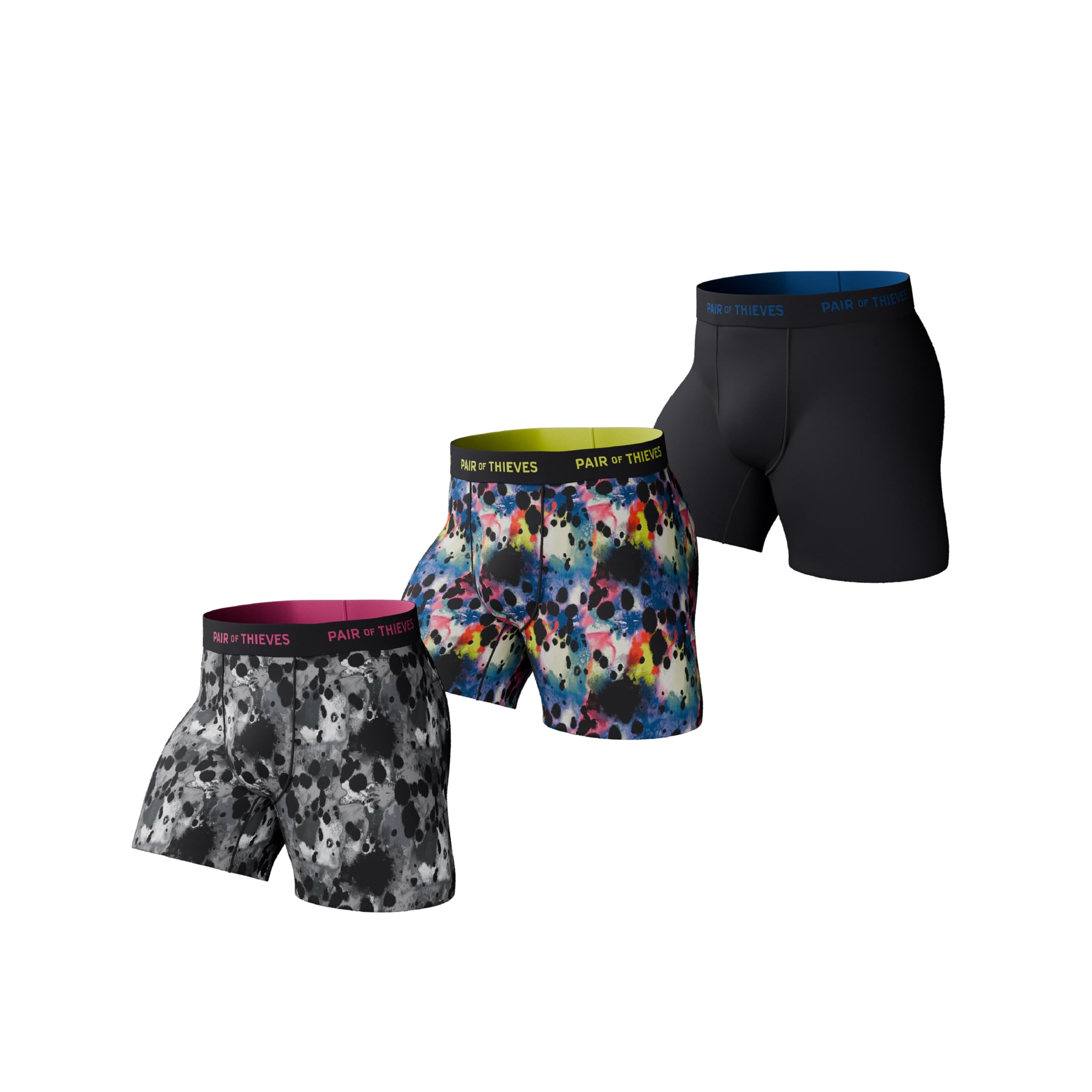 Pair of Thieves Men's RFE Super Soft Boxer Briefs - Stretchy, Breathable Underwear for All-Day Comfort