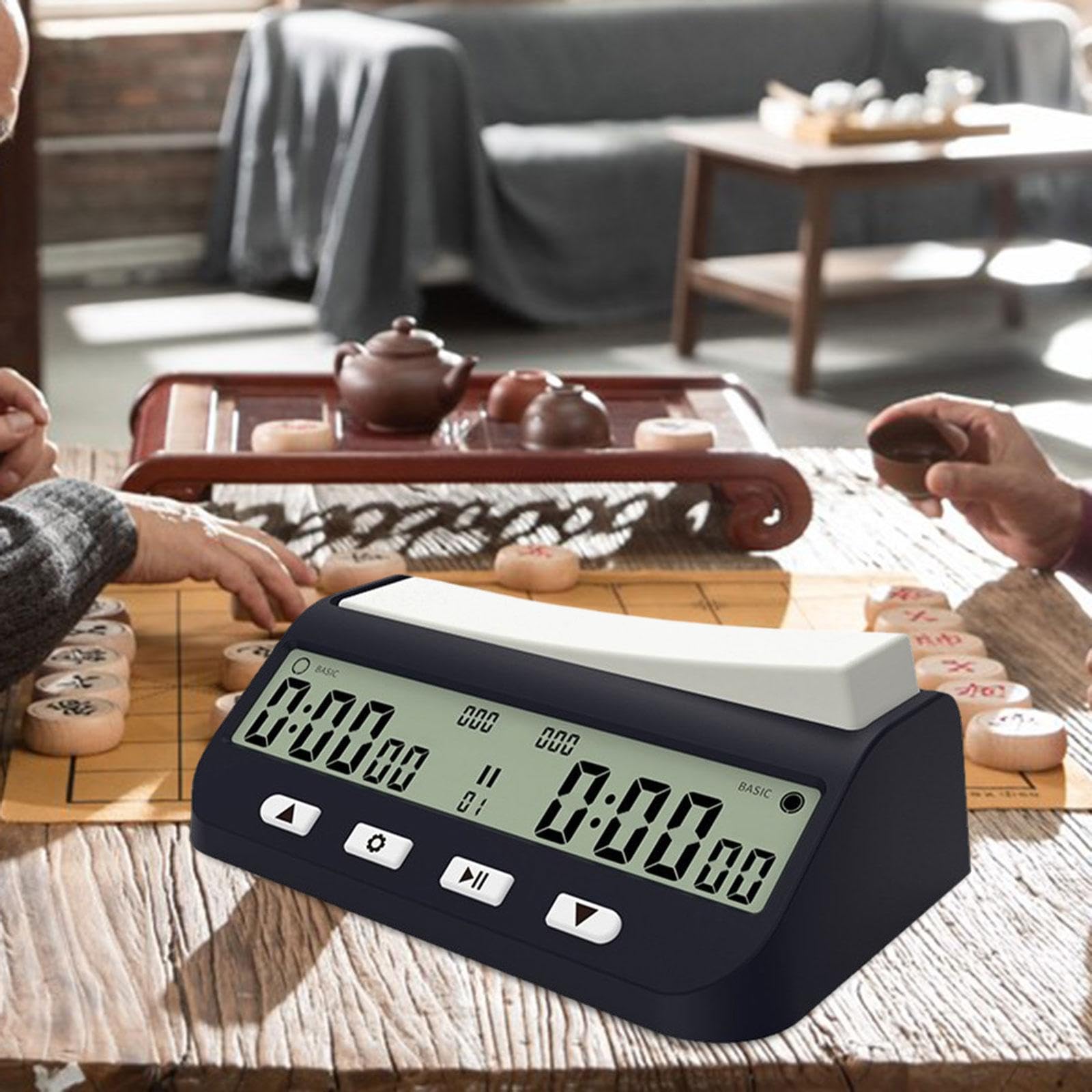 Digitaler Schach Timer, Tragbarer Professioneller Spiel Timer für Chinesisches Schachspiel