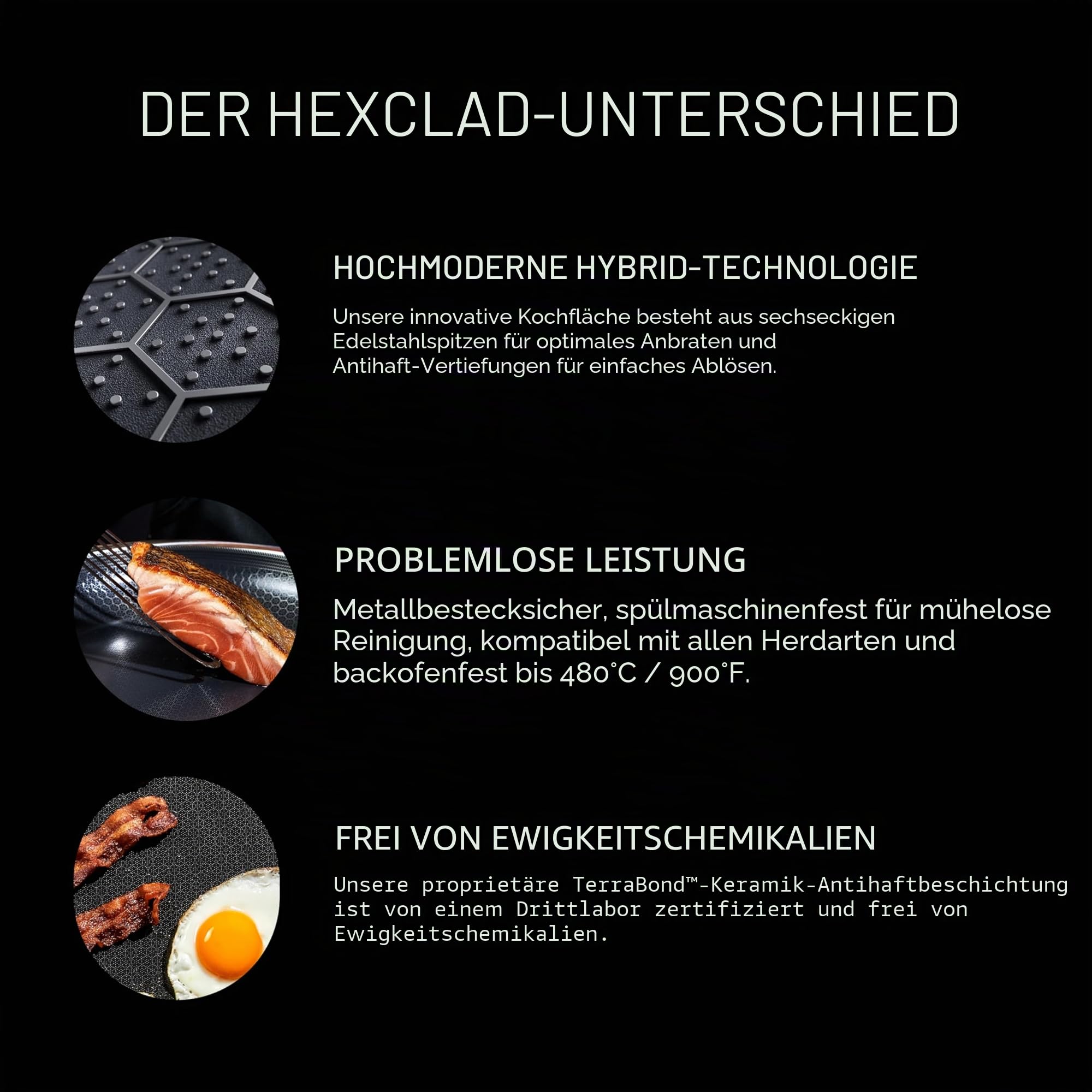 HexClad Hybrid-Bräter mit Rost, 25x35 cm – Edelstahlbräter für Induktion und Backofen – Spülmaschinen- und ofenfest bis 480°C, antihaftbeschichtet – Ideal als Enten- und Gänsebräter, auch zum Grillen