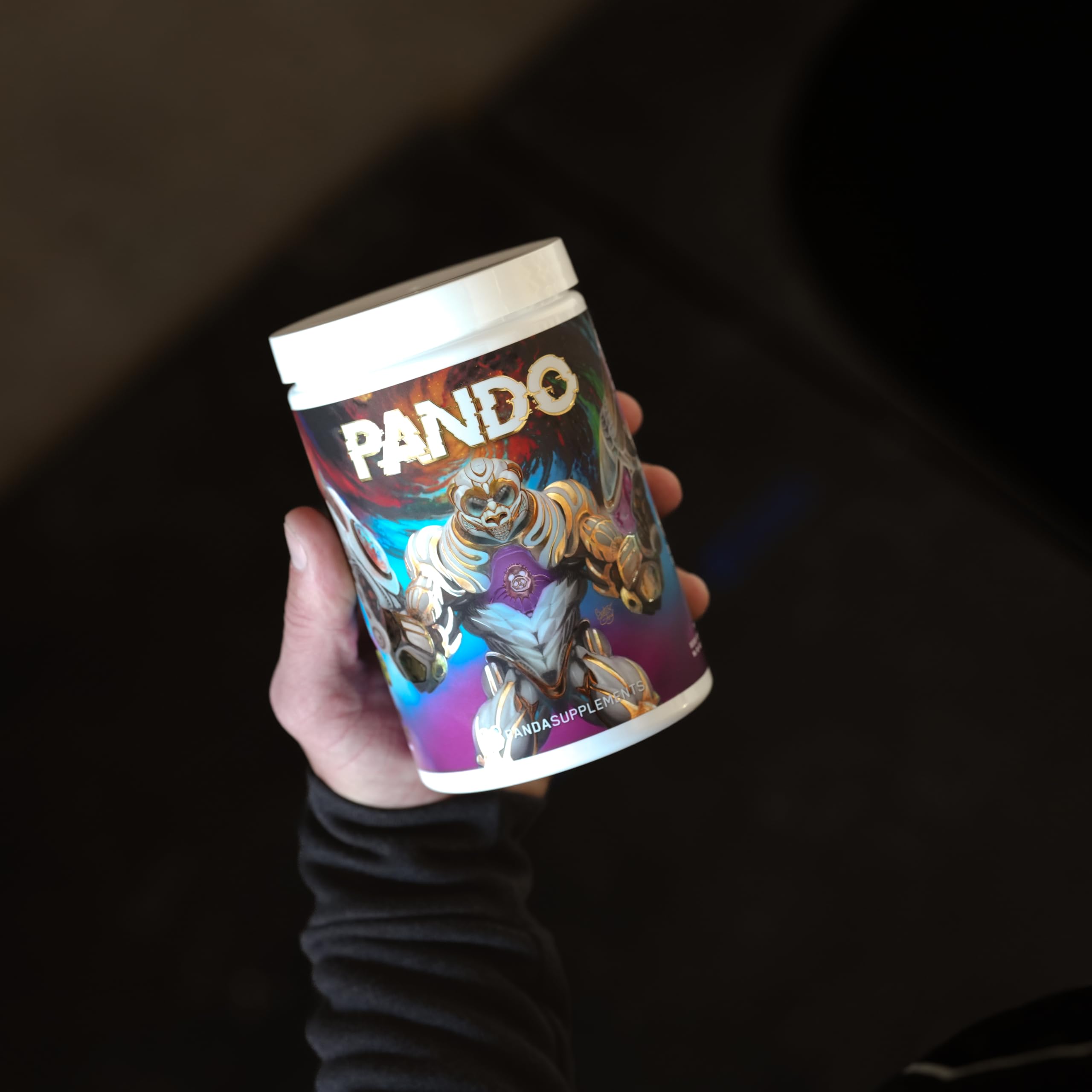 Underground Bio Labs Panda Supps: Pando Pre-Workout | 400mg Fast and Extended Release Caffeine | 6G L-Citrulline for Maximum Pumps and Endurance | 25 Servings (Sour Robo Belts) — Amazon image 6