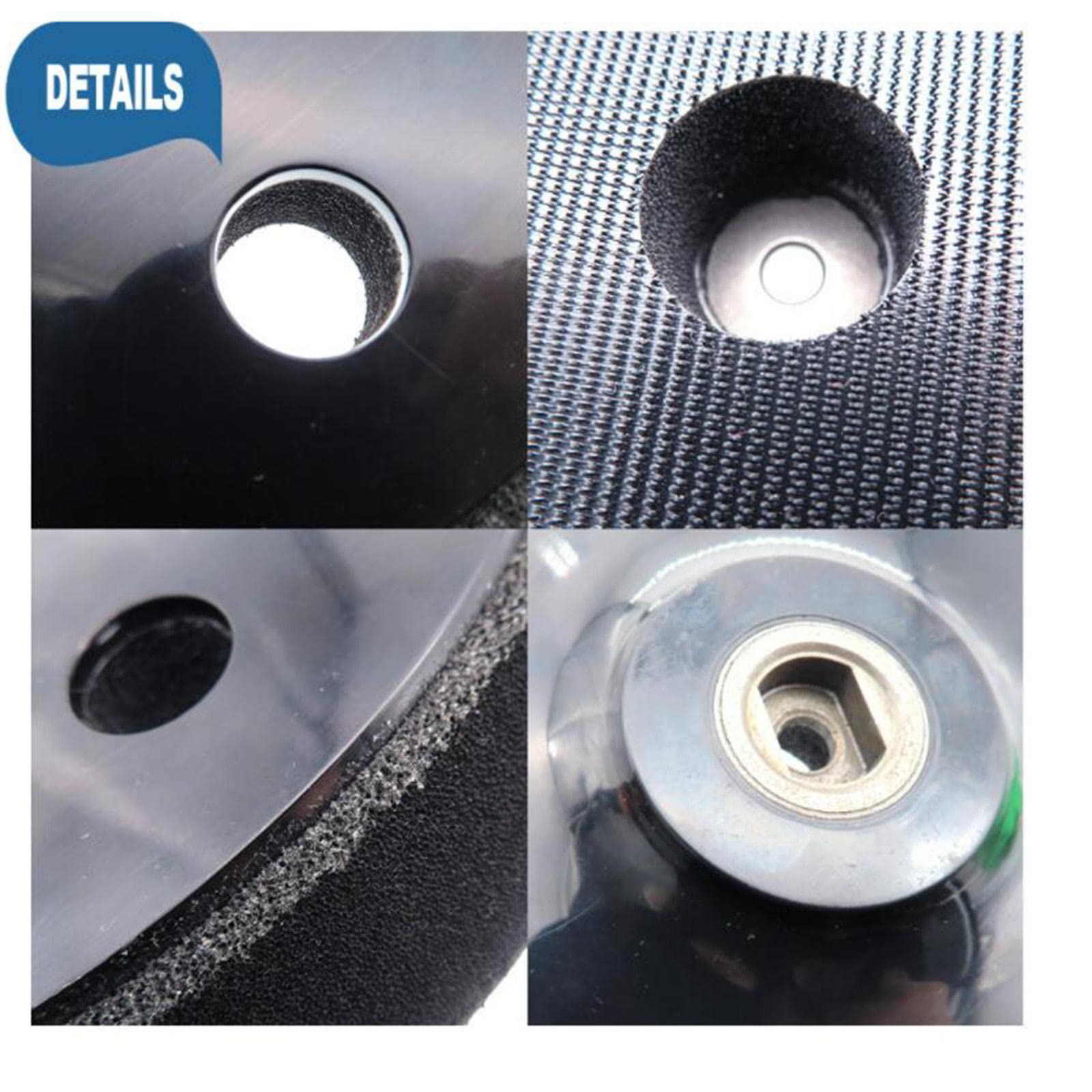 Colcolo Platorello per Lucidatura a Parete Platorello a 6 Fori 215 Mm per Disco