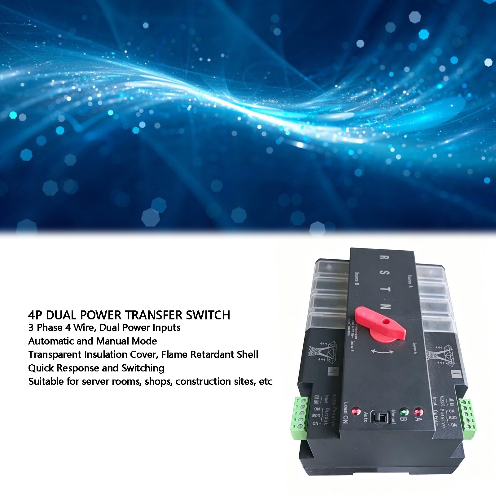 Marhynchus Commutateur de Transfert Automatique 4P