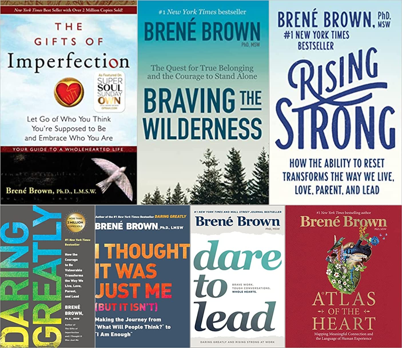 By Brené Brown (The Gifts of Imperfection , Daring Greatly , Rising Strong) 3 Books Collection Set Paperback – January 1, 2022