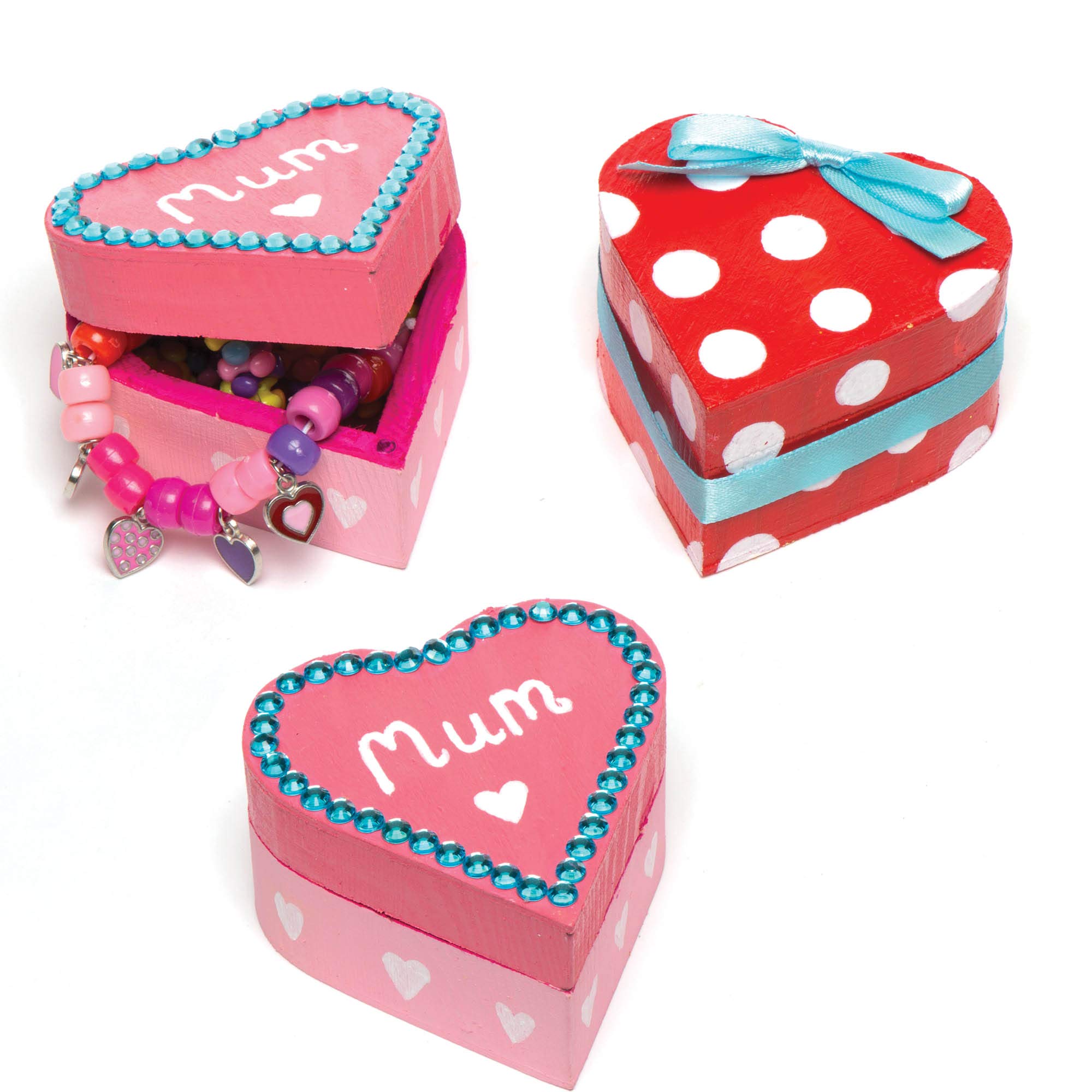 Lot De 4 Boules Cœur Photo à Personnaliser Baker Ross - Idée Créative Saint-Valentin Fête Des Mères Enfant