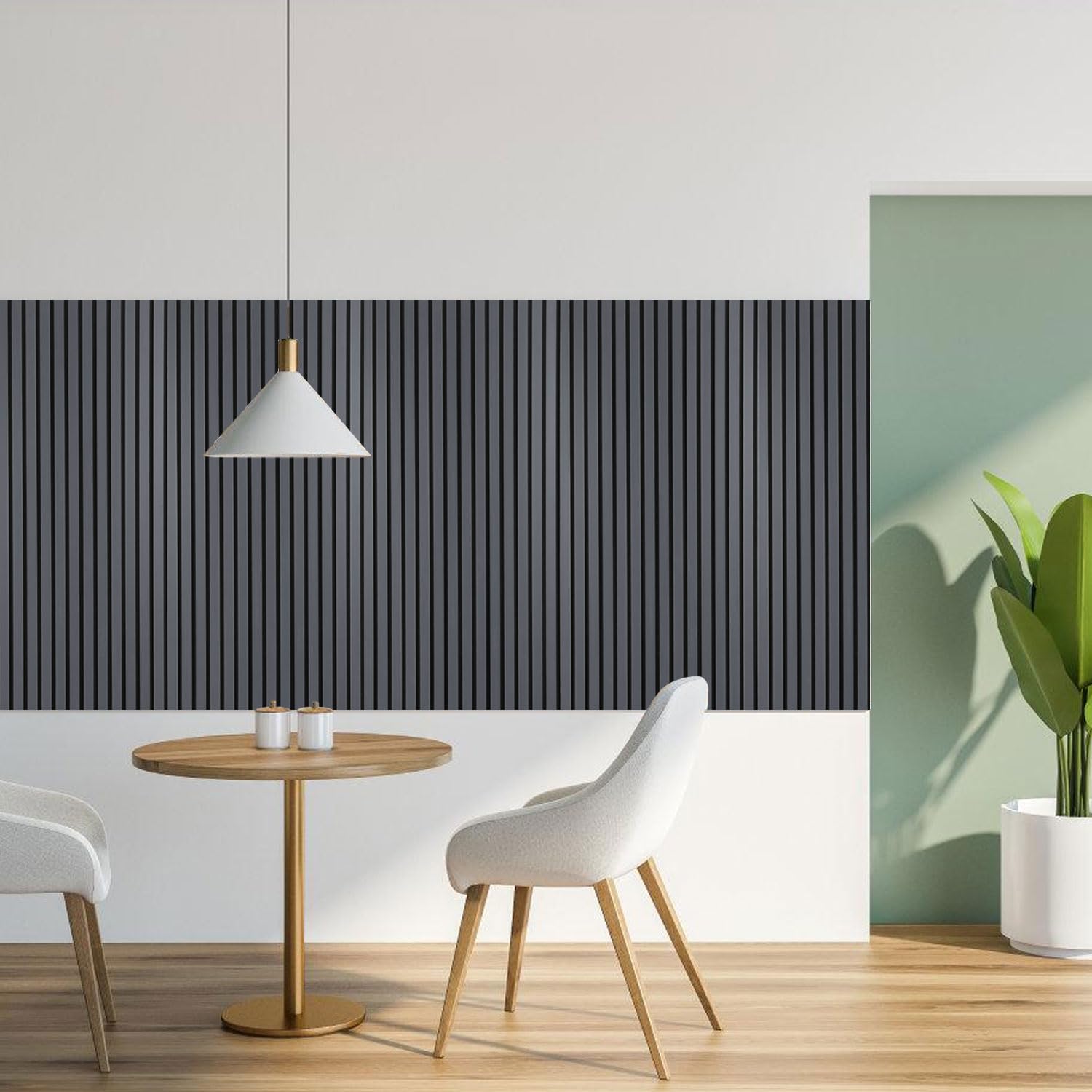 Pannelli Fonoassorbenti In Legno E Feltro - 4 Pannelli 120x60 Cm Per Studio, Casa, Home Theater - Design Moderno - Foto 4