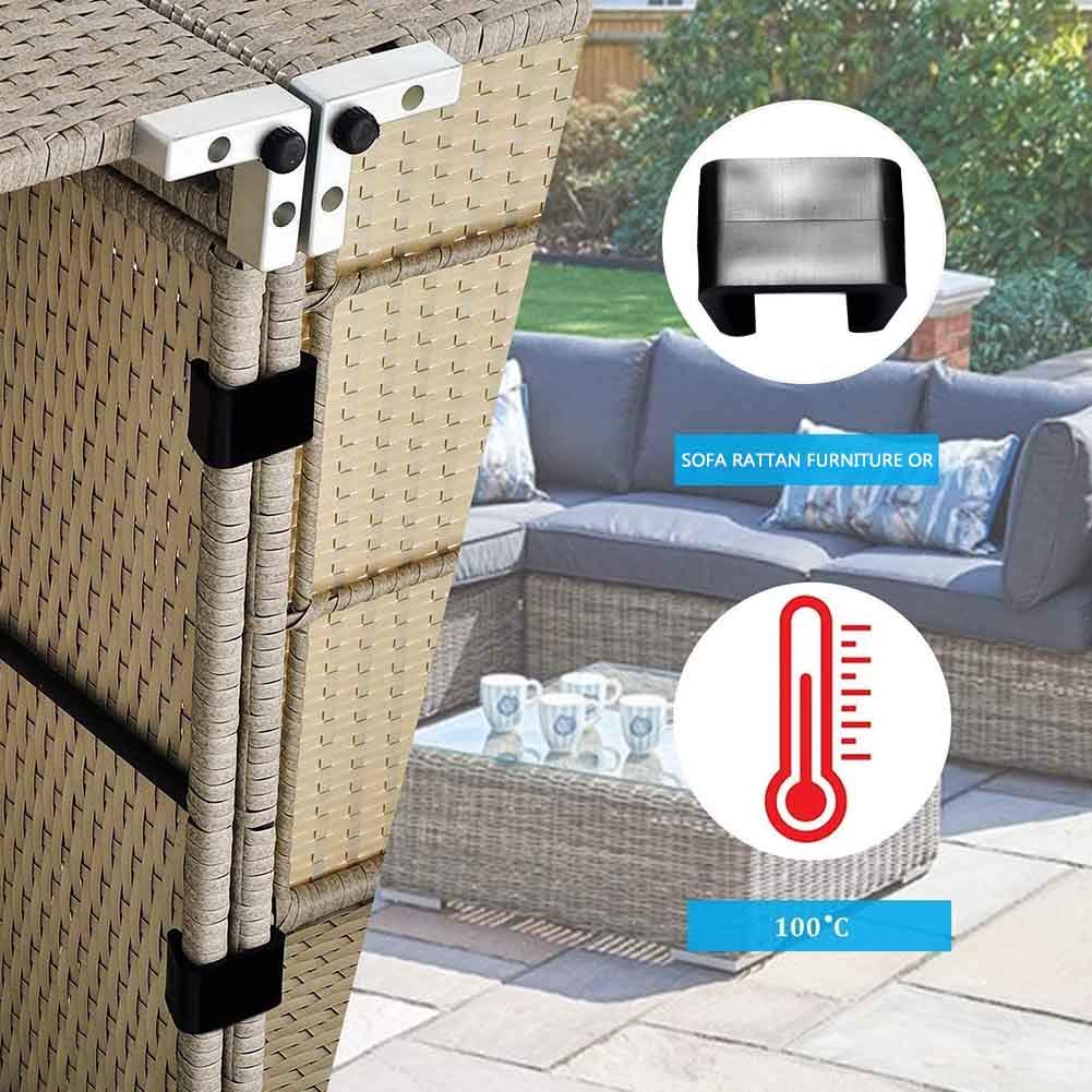 WERTAZ Amusingtao Lot de 10 attaches extra solides pour salon de jardin WERTAZ Amusingtao Lot de 10 attaches extra solides pour salon de jardin