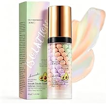 Avocado Facial color correcting primer, 4 In 1 Primer for Face Before Makeup, Tinted Moisturizer Isolation Cream, Makeup Primer Oil Control & Concealer Skin Tone Correcting One Step Correct primer