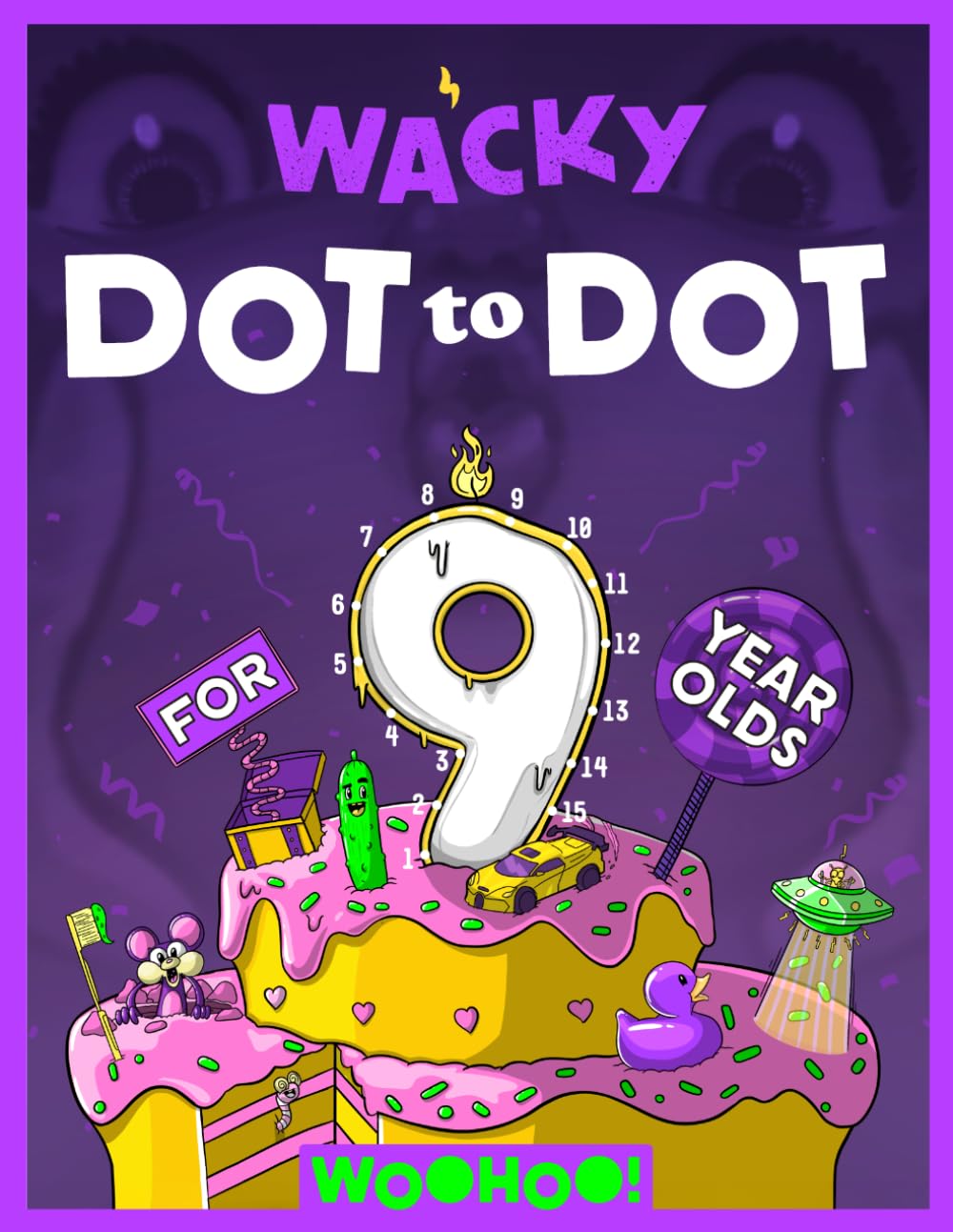Wacky Dot to Dot for 9 Year Olds: Follow the Clues, Uncover the Mystery, and Create a Colorful Work of Art (Activity Book Gift for Boys & Girls)