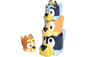 Bluey Easter Eggs for Toddlers: Nesting and Stacking Bath Time Fun