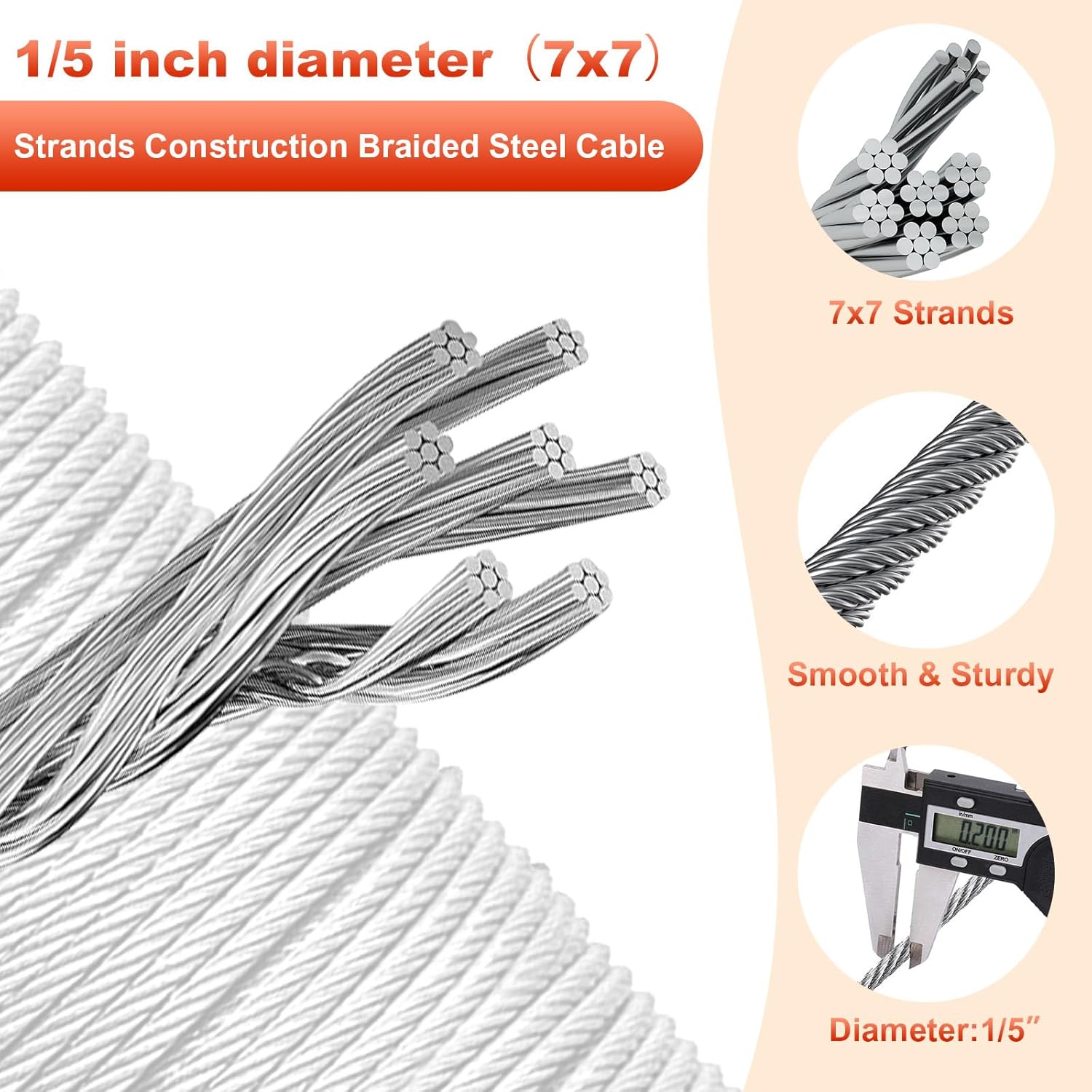 35FT Baseball Batting Cage Kit with Net – Complete Batting Cage Netting & Steel Cable Suspension System for Backyard Baseball & Softball Training, Durable DIY Batting Practice Cage