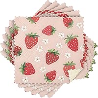 Vista 25 de ALAZA Juego de 6 paños de limpieza de cocina, paños de cocina con estampado de William Morris, paños de cocina súper absorbentes, sin pelusas