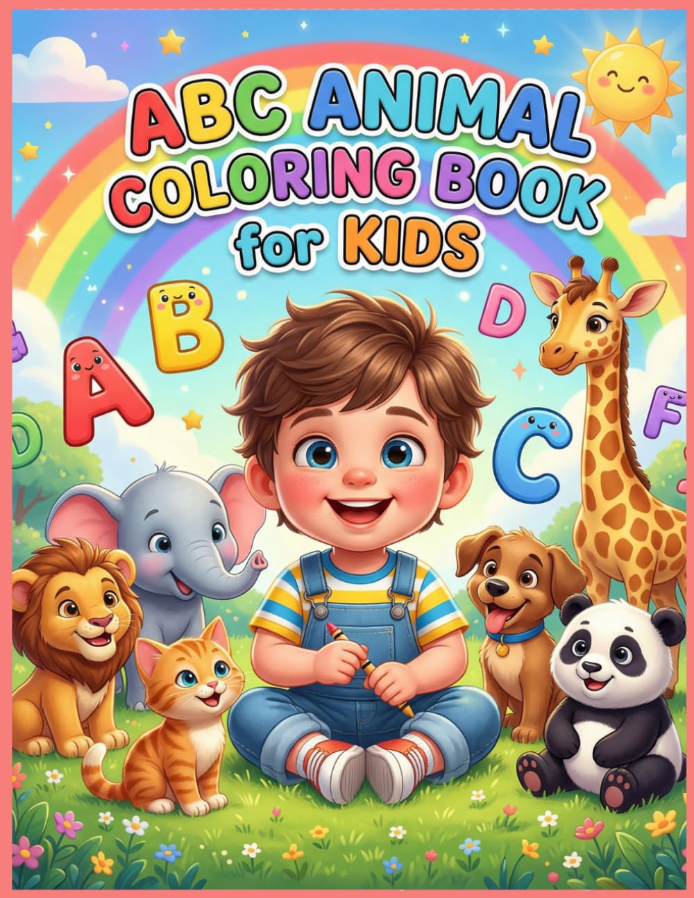 Let your child learn, color, and have fun with ABC animals