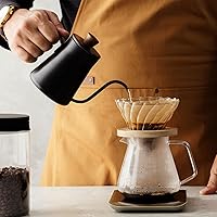 Vista 6 de PATIKIL Filtros de café para cesta de 1 a 2 tazas, filtro de papel marrón de 6.1 x 1.8 pulgadas, cafeteras de goteo desechables para cafetería