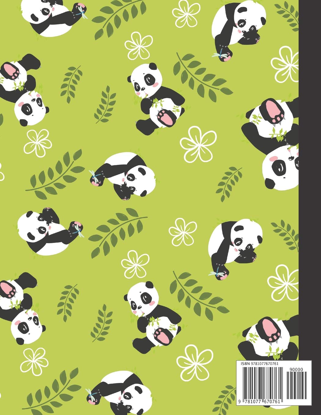 Blank Music Sheet Notebook: Large Music Manuscript Paper Journal Baby Panda With Bamboo, Staff Paper, Music Composition And Songwriting Notebook image 2