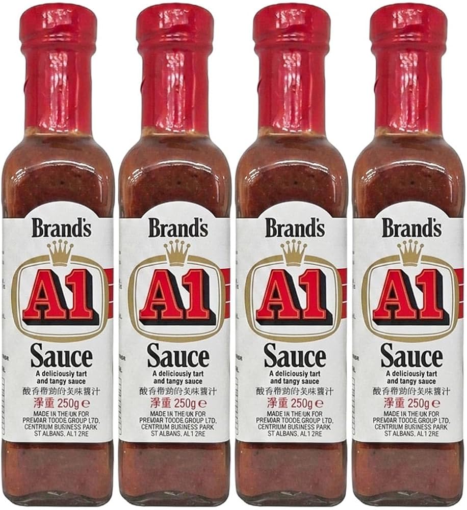 Amazon.co.jp: ブランドス A1ソース(エーワンソース) 240g×4本 : 食品