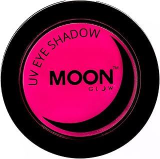 Moon Glow - Blacklight Neon Eye Shadow 0.12oz Pink – Glows brightly under Blacklights/UV Lighting!